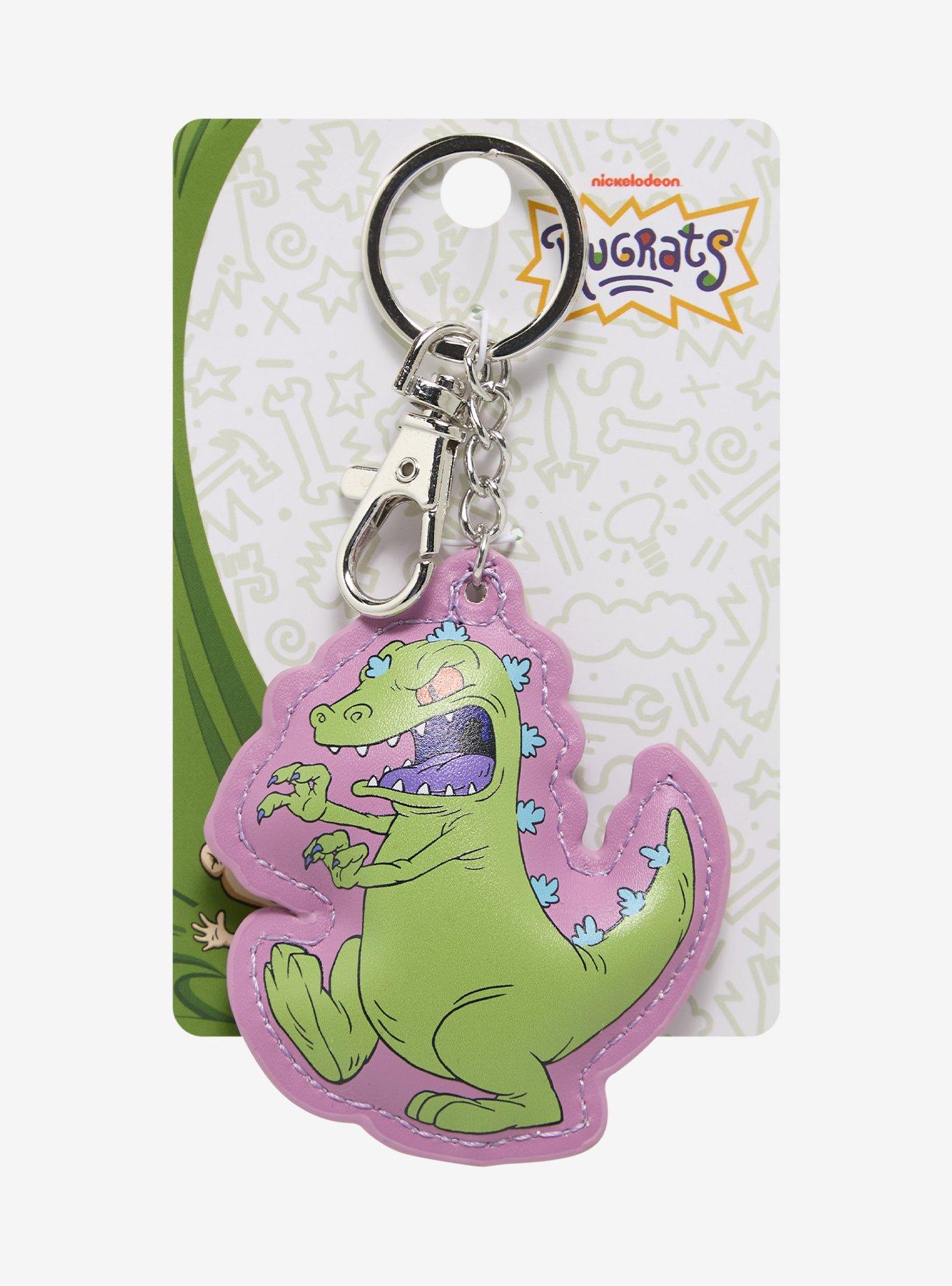 Rugrats Reptar Puffy Charm Keychain - BoxLunch Exclusive, , hi-res