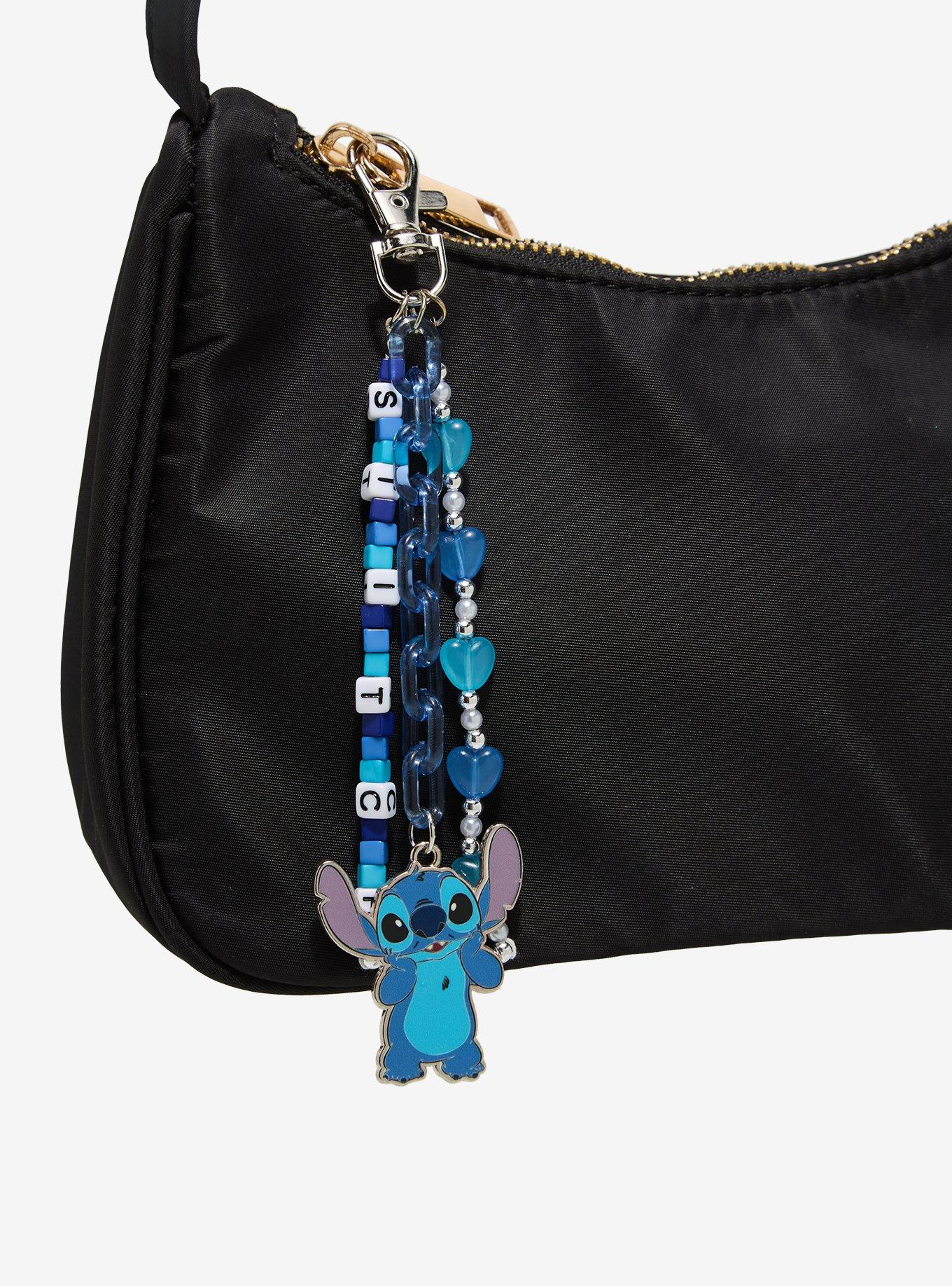 Disney Lilo & Stitch Beaded Stitch Multi-Charm Keychain, , hi-res