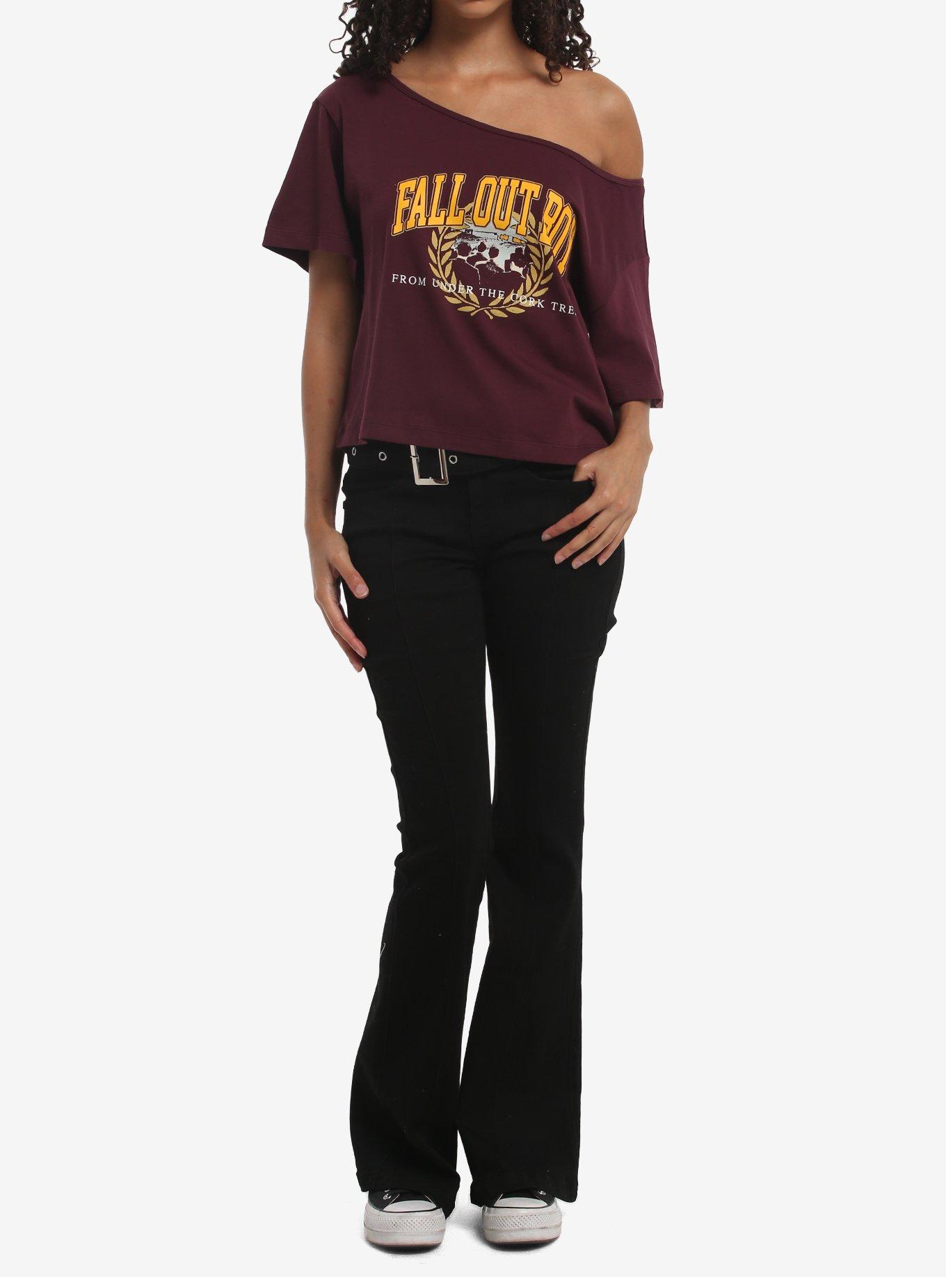 Fall Out Boy From Under The Cork Tree Girls Off-Shoulder T-Shirt, , hi-res