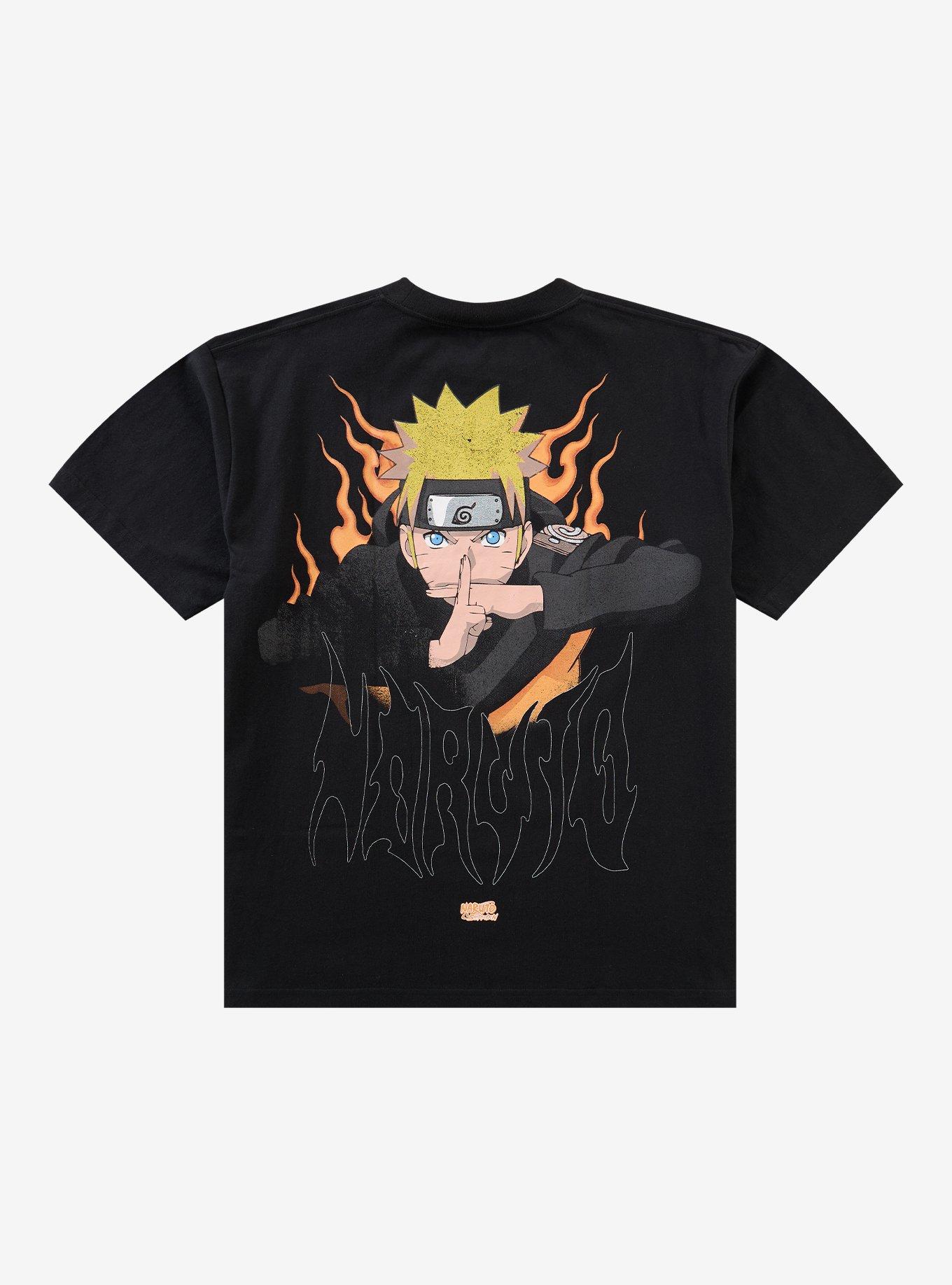 CVLA X Naruto Shippuden Naruto Flames T-Shirt, , hi-res