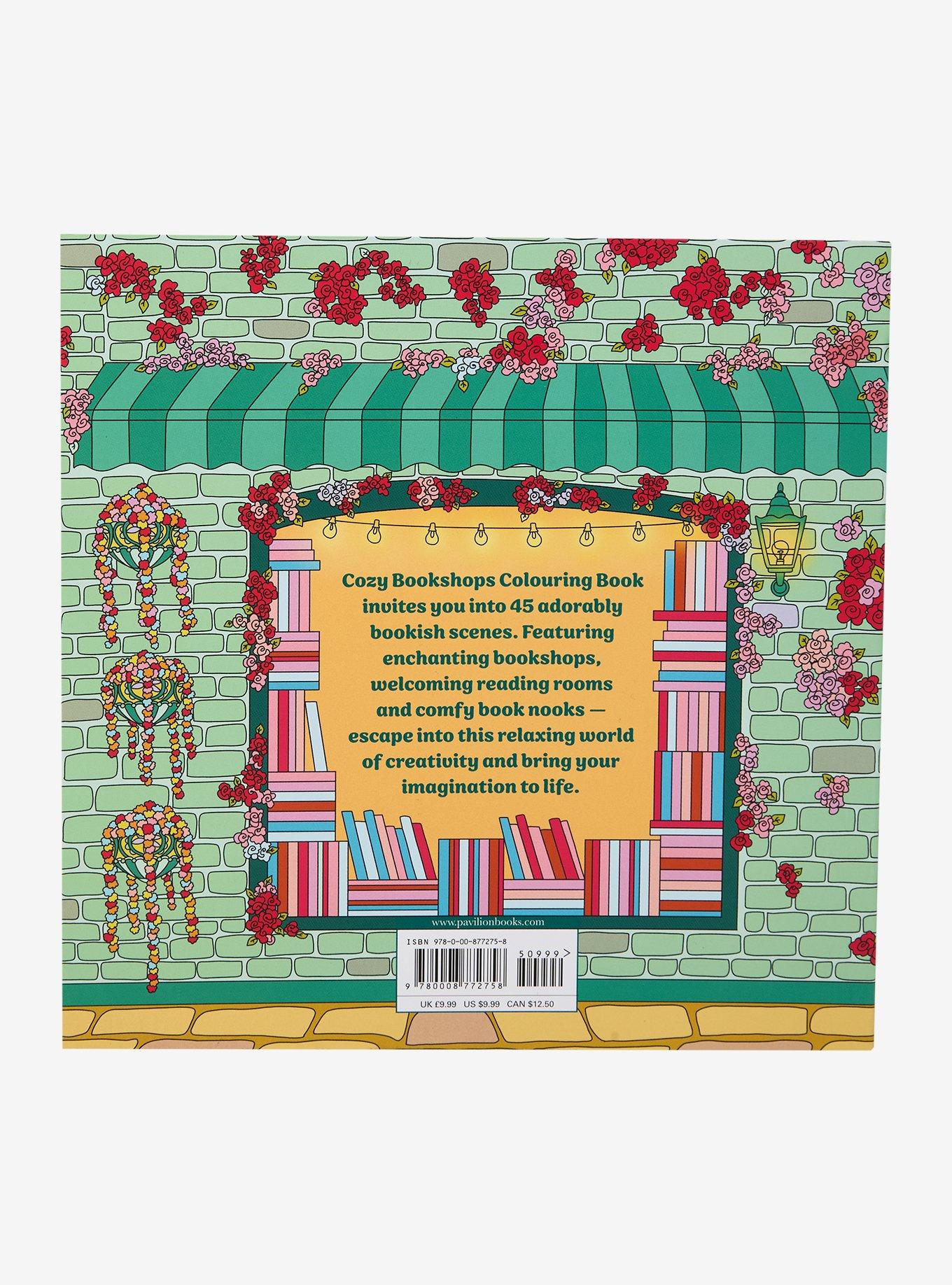 Cozy Bookshops Coloring Book, , hi-res