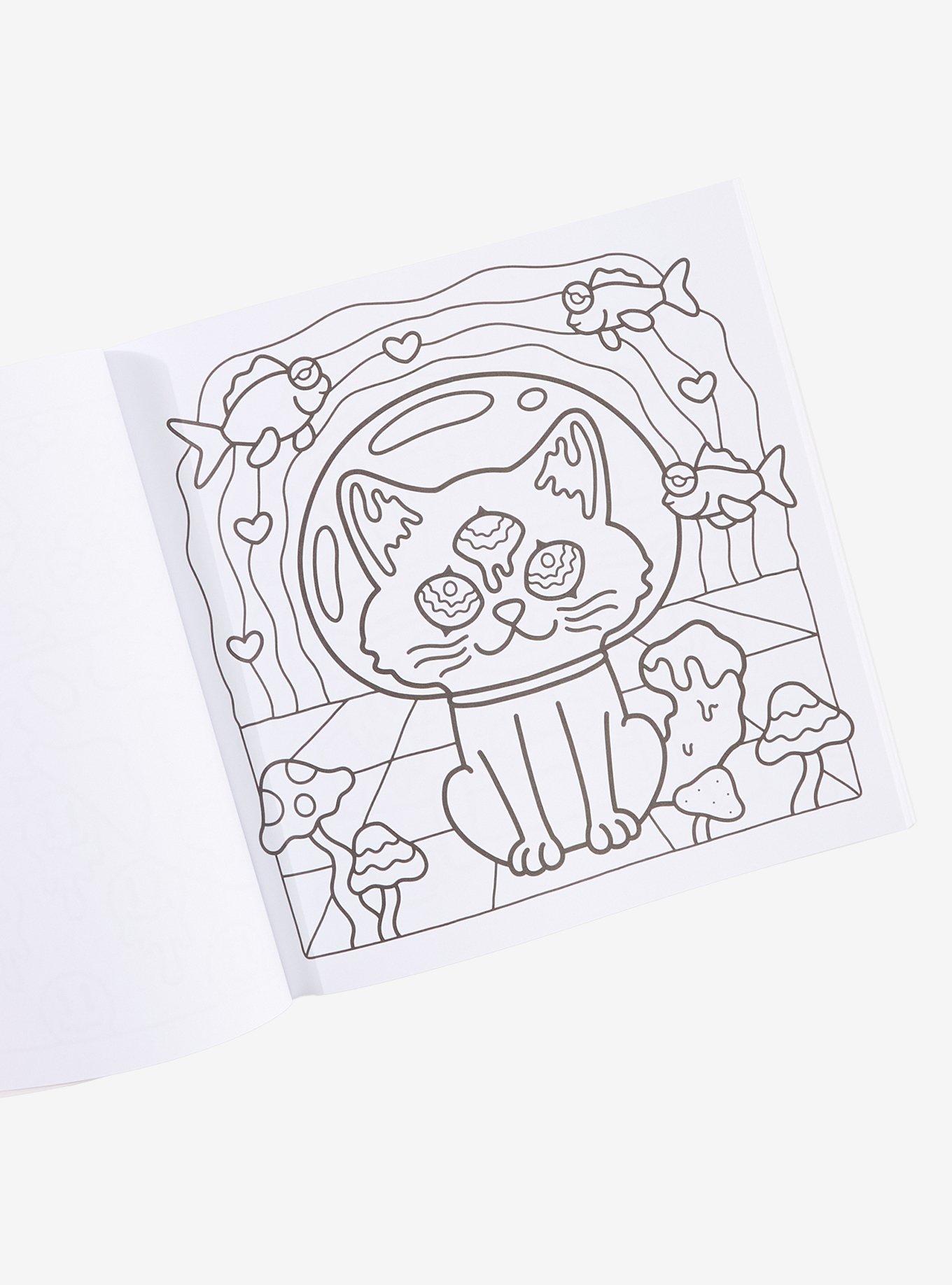 Trippy & Groovy: Bold And Easy Coloring Book, , hi-res