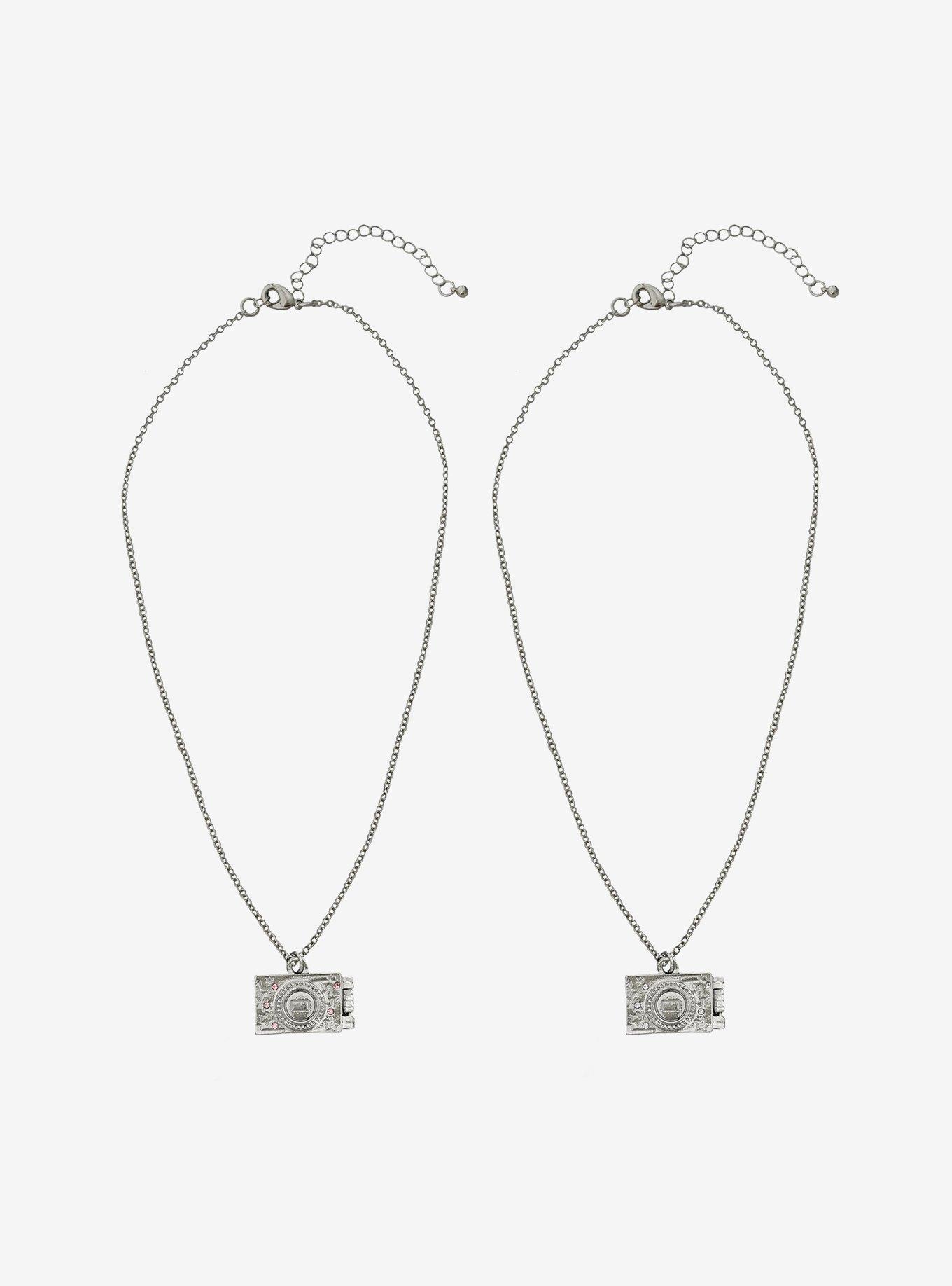 Sweet Society Camera Locket Best Friend Necklace Set, , hi-res