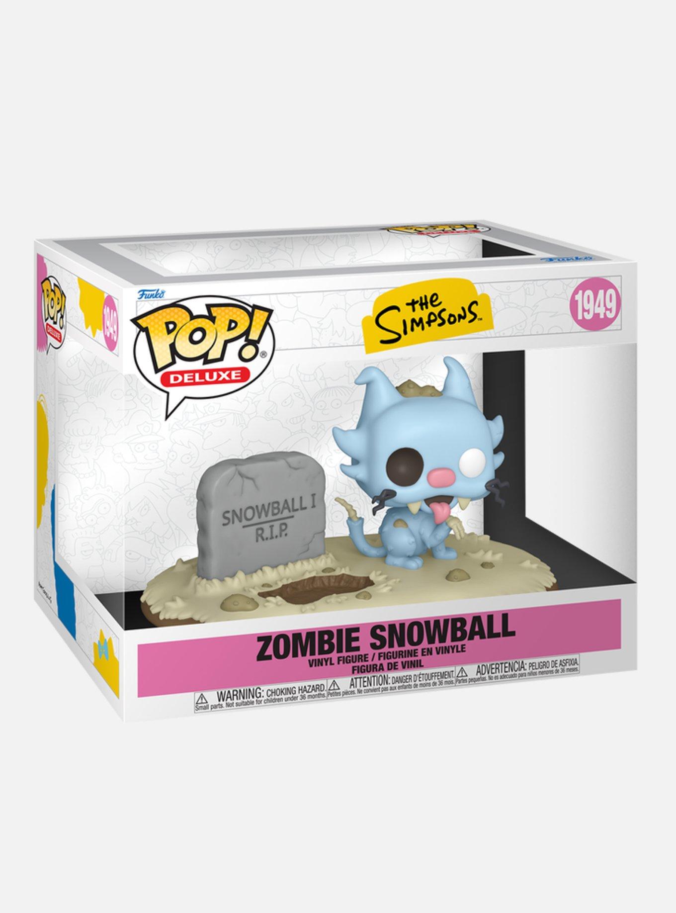 Funko The Simpsons Pop! Deluxe Zombie Snowball Vinyl Figure, , alternate - view 2
