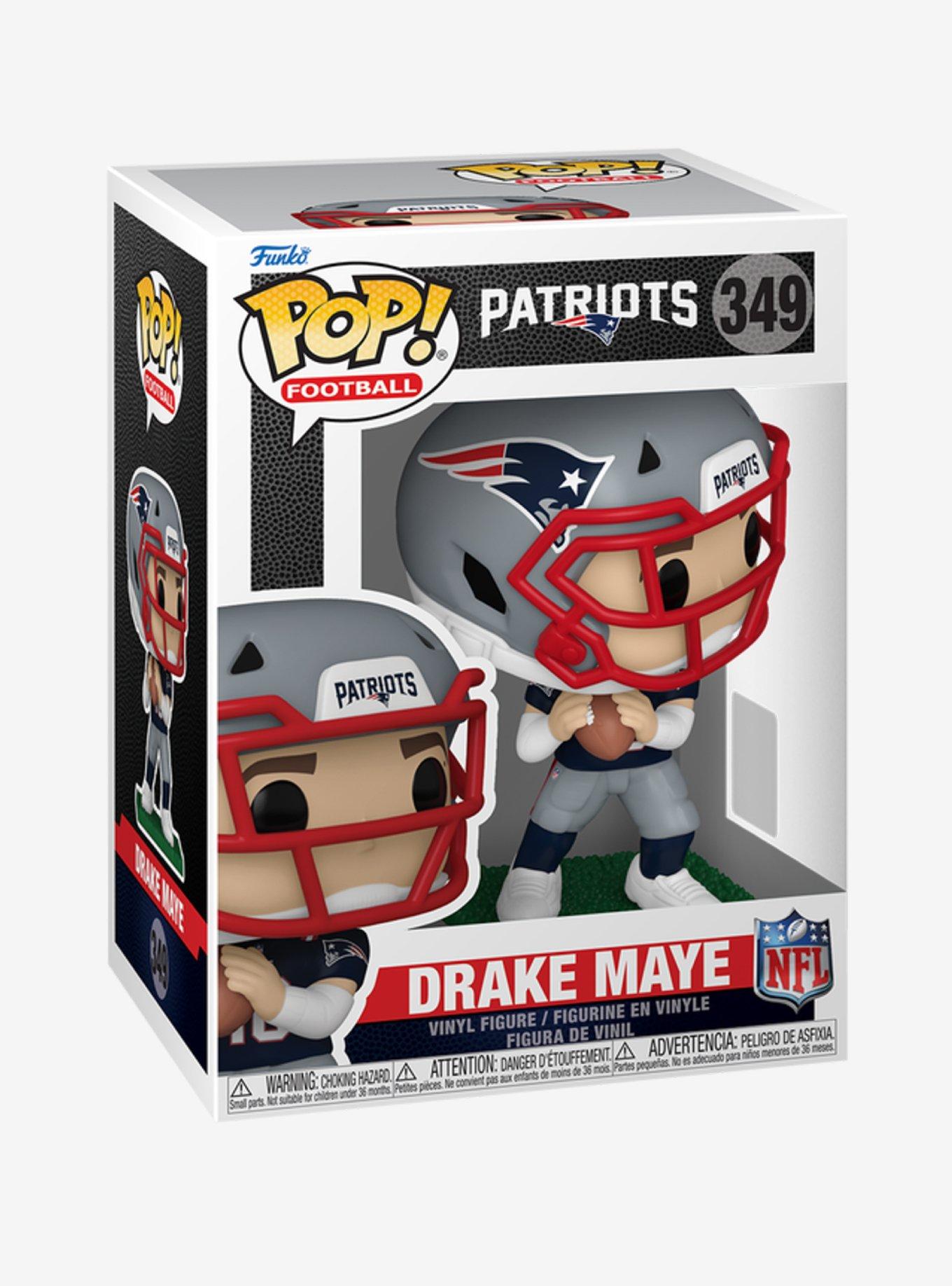 Funko NFL New England Patriots Pop! Football Drake Maye Vinyl Figure, , alternate - view 2