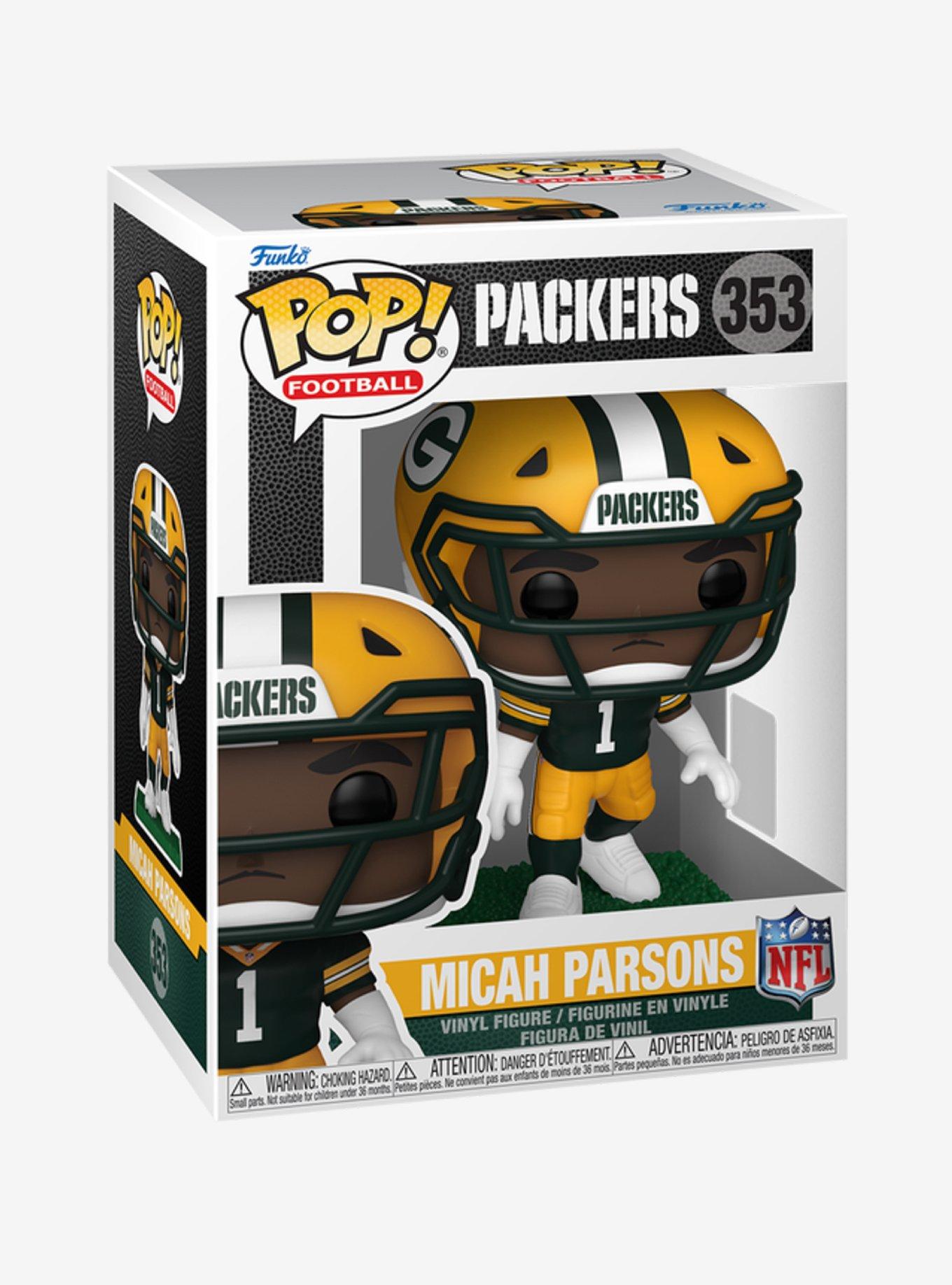 Funko NFL Green Bay Packers Pop! Football Micah Parsons Vinyl Figure, , alternate - view 2