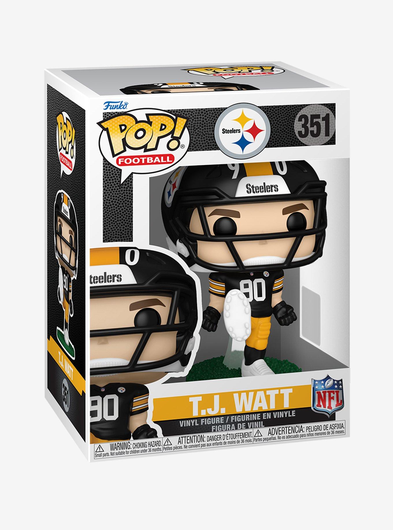 Funko NFL Pittsburgh Steelers Pop! Football T.J. Watt Vinyl Figure, , alternate - view 2