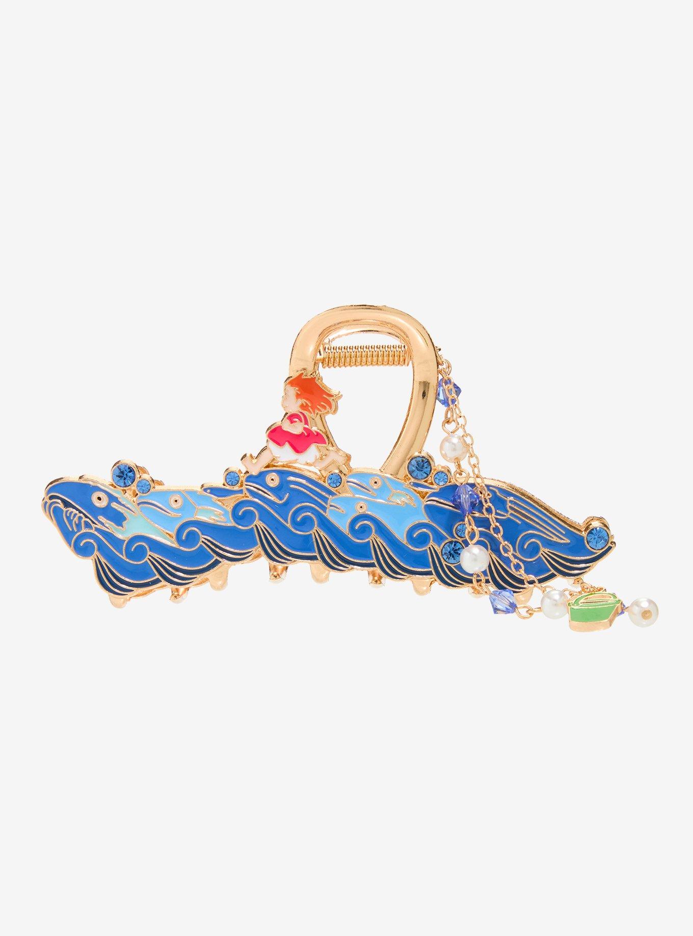 Studio Ghibli&reg; Ponyo Waves Claw Clip with Charm - BoxLunch Exclusive, , hi-res