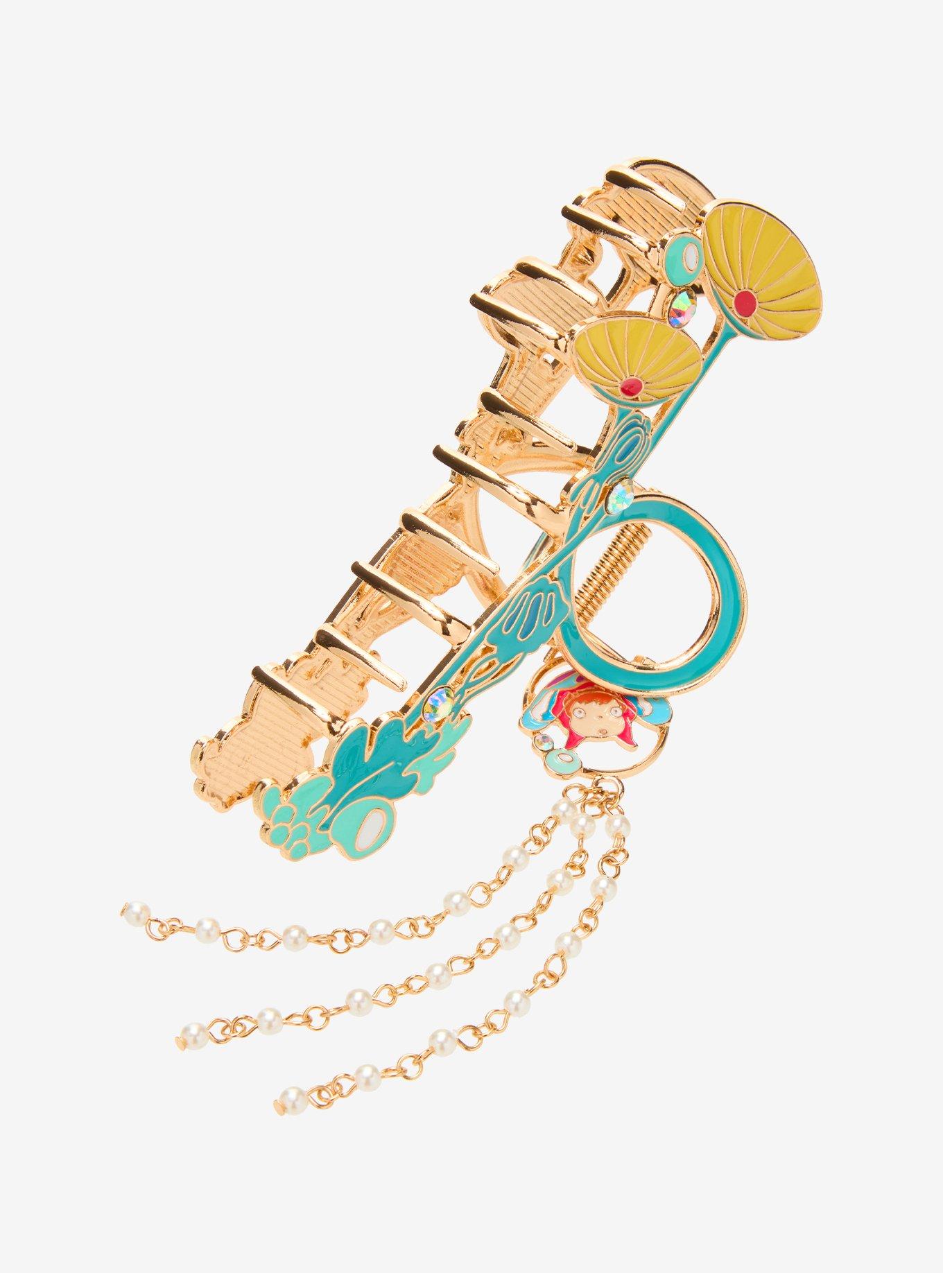 Studio Ghibli&reg; Ponyo Sea Plants Claw Clip with Charm - BoxLunch Exclusive, , alternate