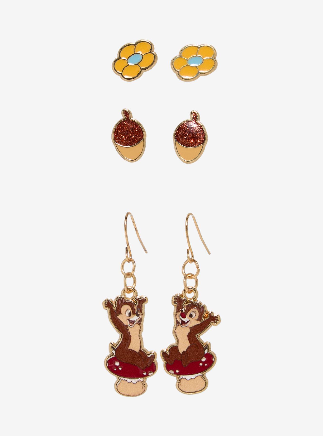 Disney Chip & Dale Earring Set - BoxLunch Exclusive, , hi-res