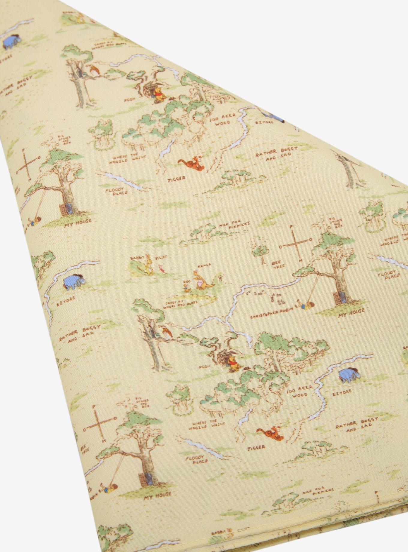 Disney Winnie the Pooh Hundred Acre Wood Map Bandana - BoxLunch Exclusive, , alternate