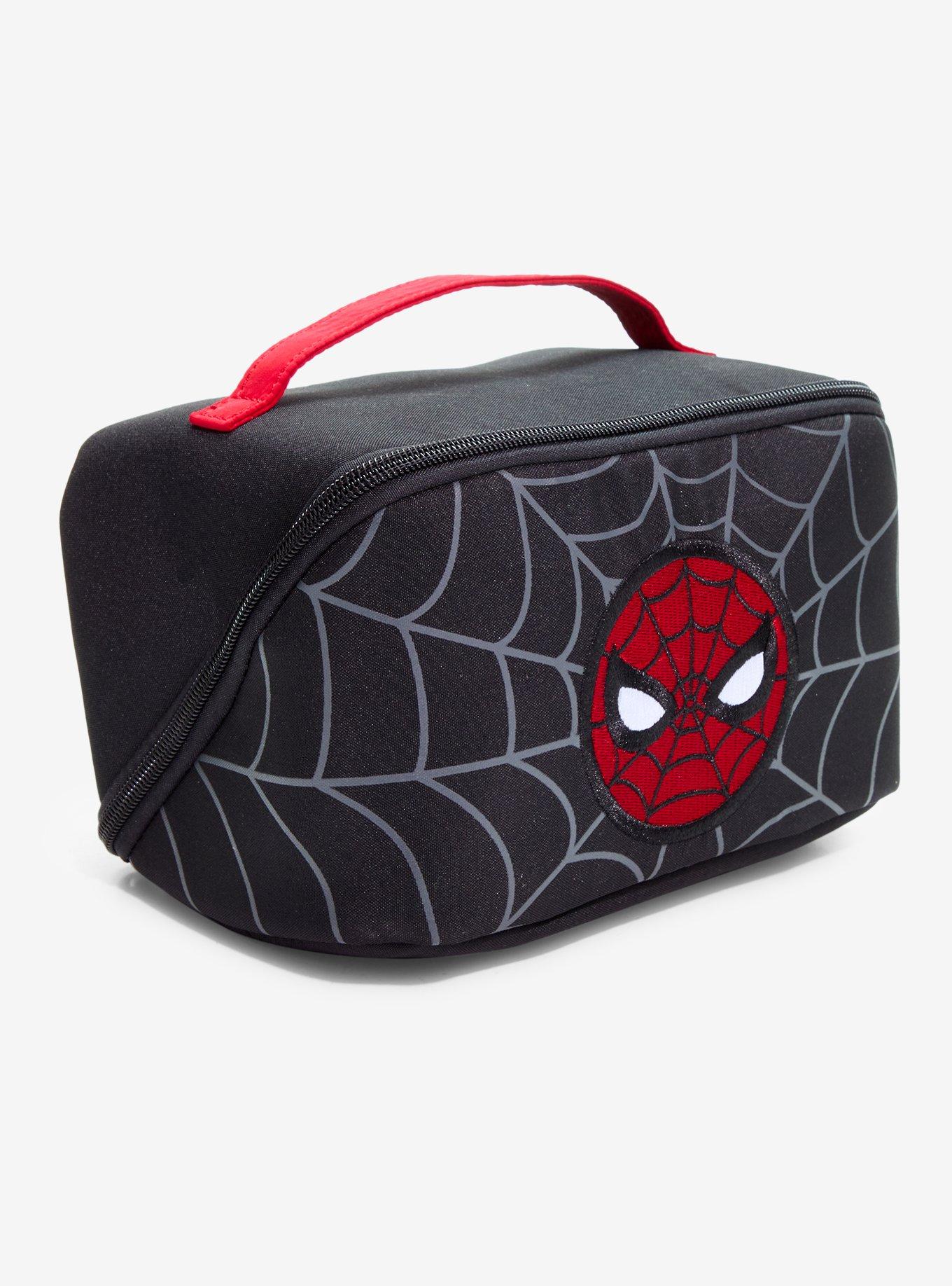 Marvel Spider-Man Mask Lay Flat Cosmetic Bag - BoxLunch Exclusive, , hi-res