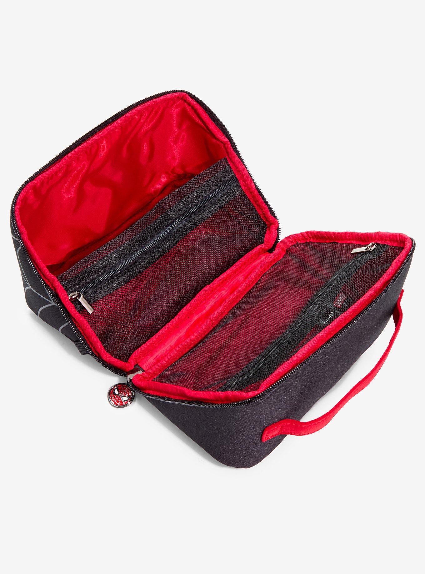 Marvel Spider-Man Mask Lay Flat Cosmetic Bag - BoxLunch Exclusive, , alternate