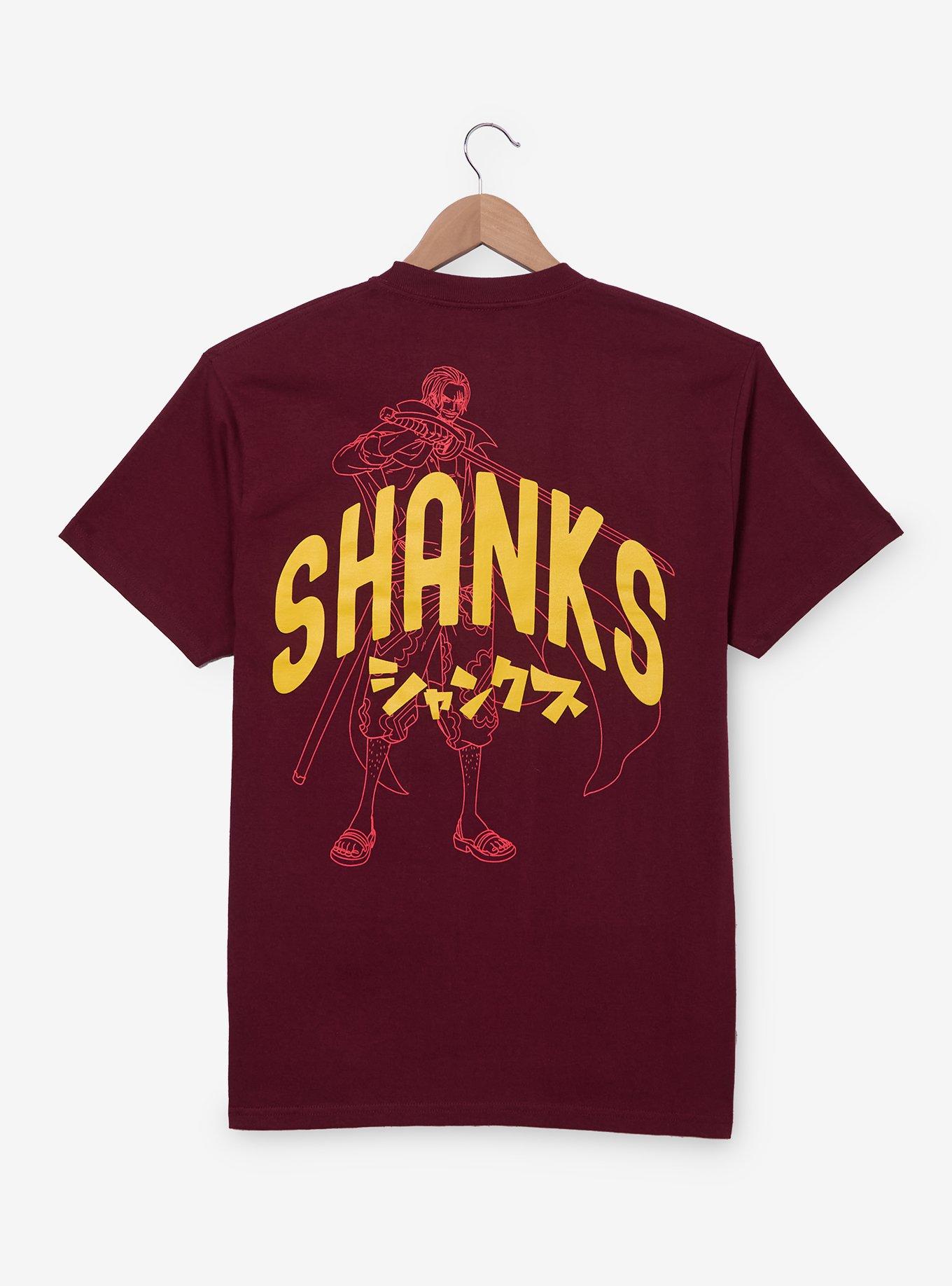 One Piece Red Haired Shanks T-Shirt - BoxLunch Exclusive, , hi-res