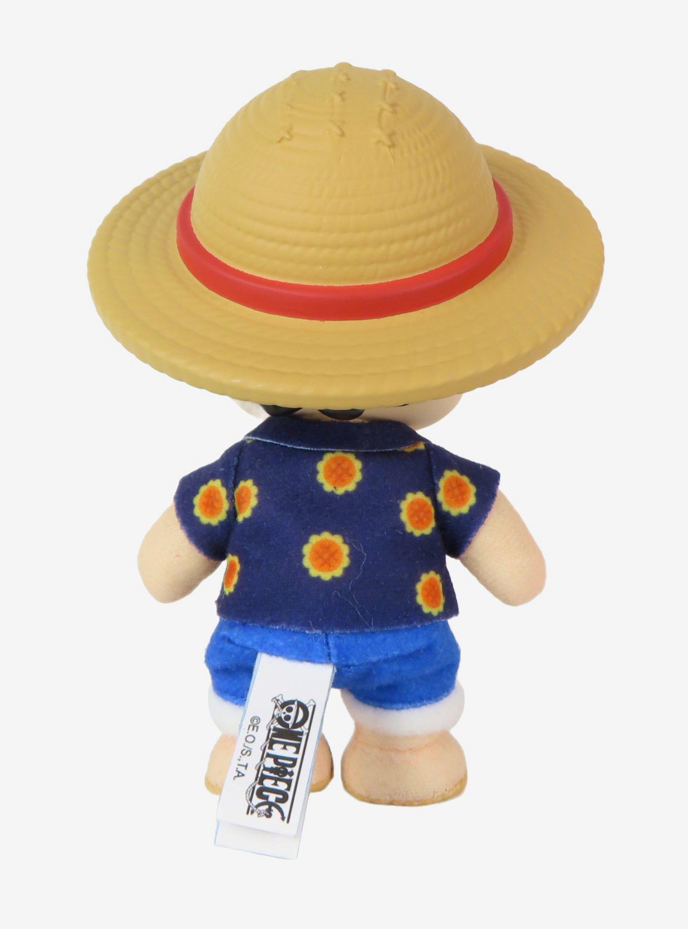 FigureKey One Piece Monkey D. Luffy (Dressrosa Arc) Plush Figure 4.5" H, , hi-res
