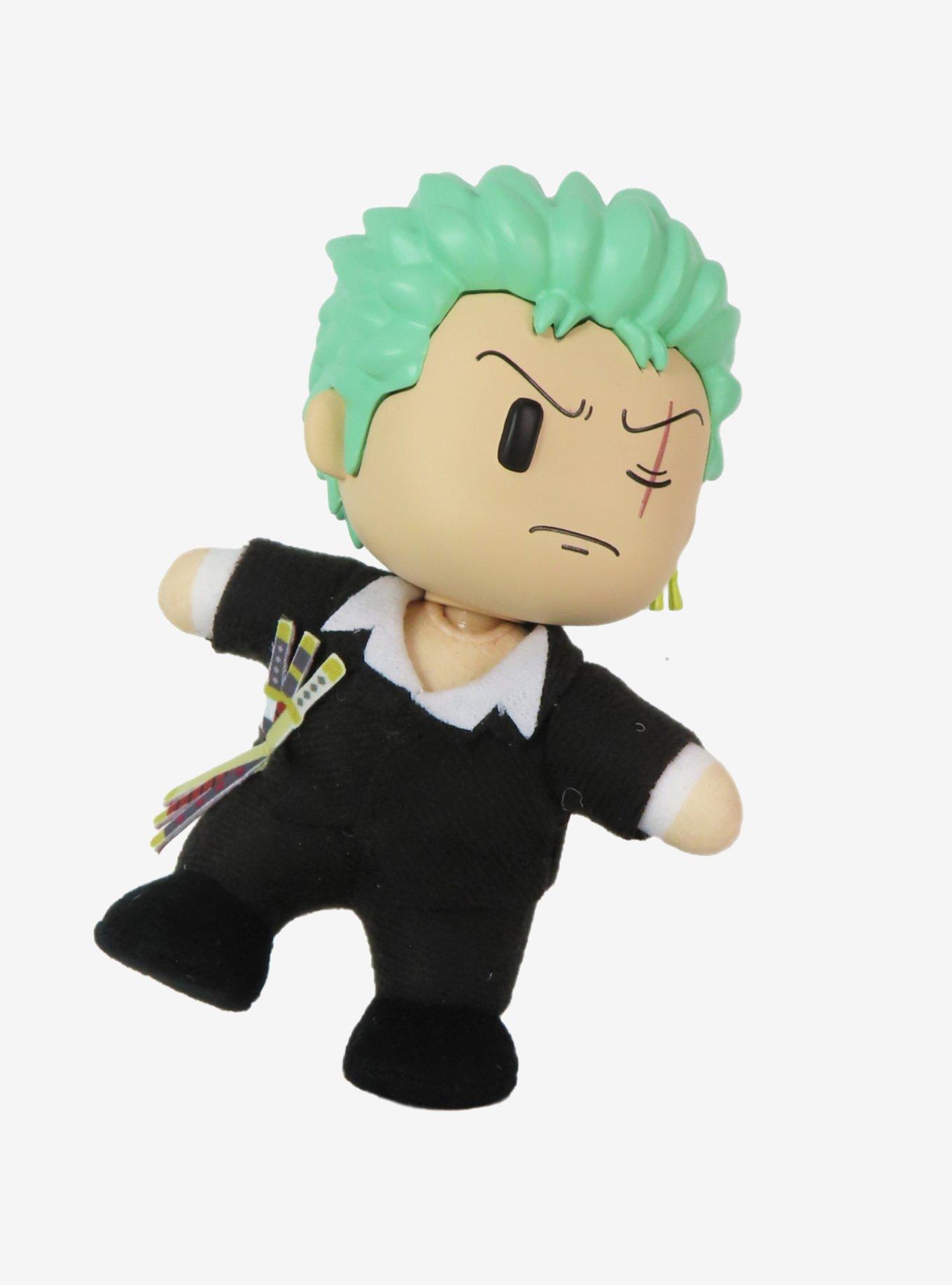 FigureKey One Piece Roronoa Zoro (Dressrosa Arc) Plush Figure 4.5" H, , alternate