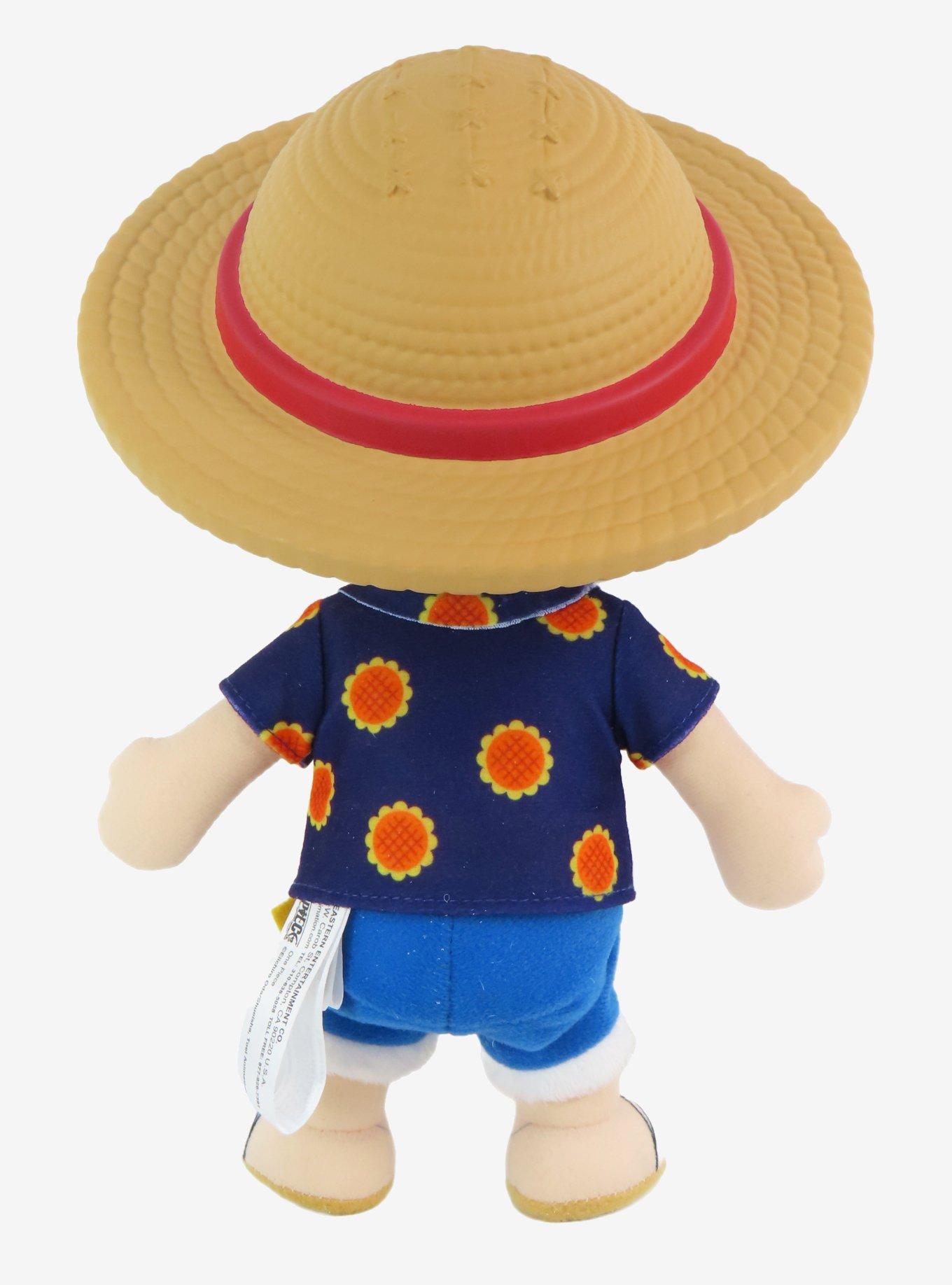 FigureKey One Piece Monkey D. Luffy (Dressrosa Arc) Plush Figure 8" H, , hi-res