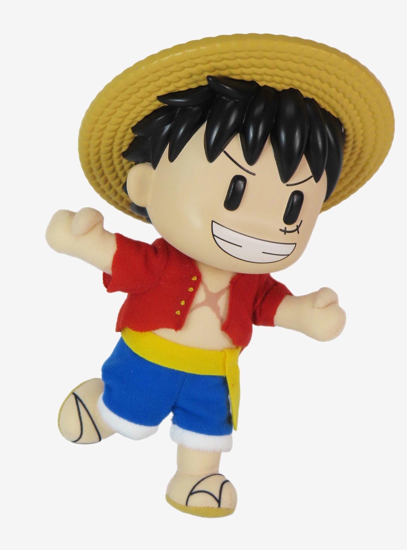 FigureKey One Piece Monkey D. Luffy (Return to Sabaody Arc) Plush Figure 8" H, , alternate
