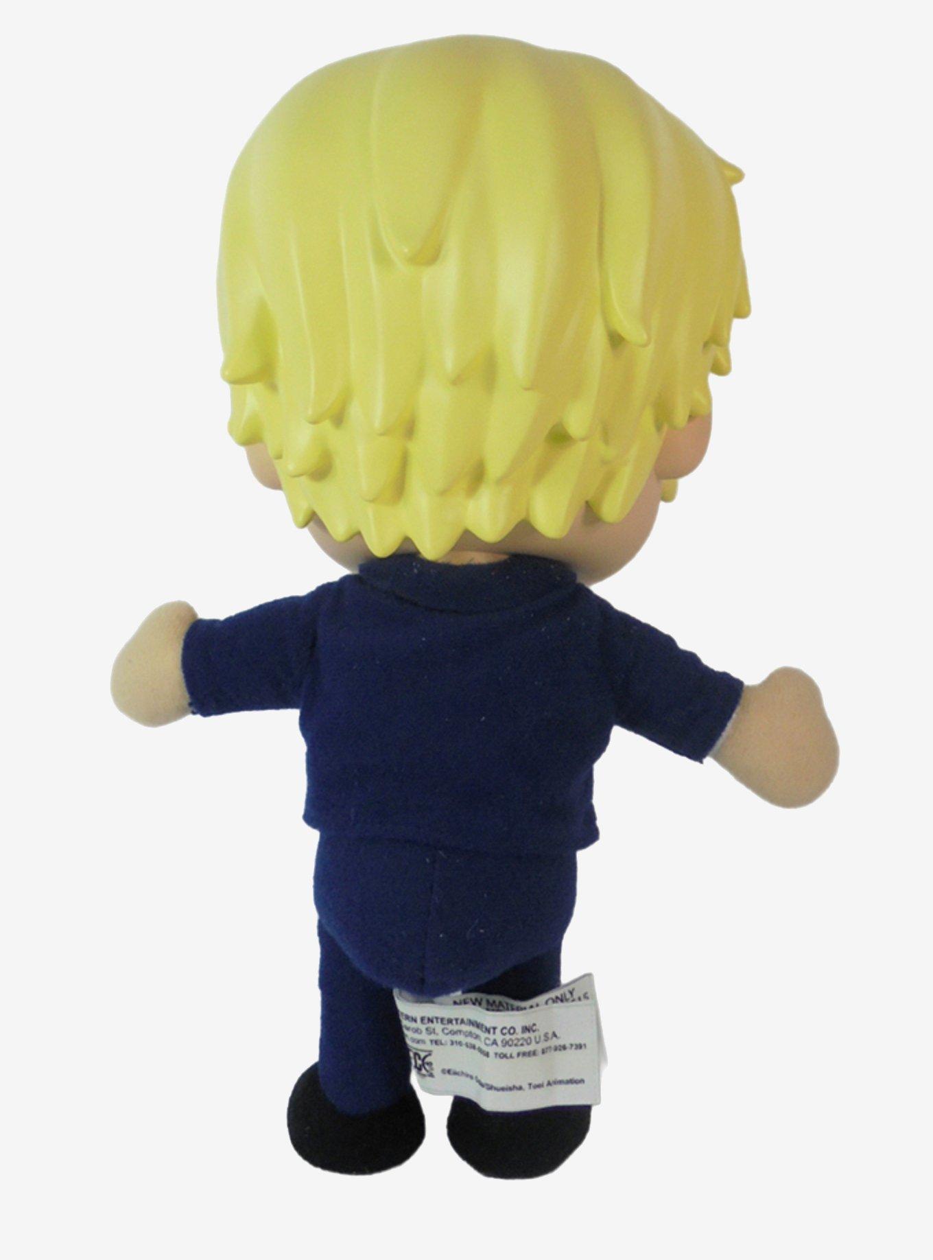 FigureKey One Piece Vinsmoke Sanji (Dressrosa Arc) Plush Figure 8" H, , hi-res