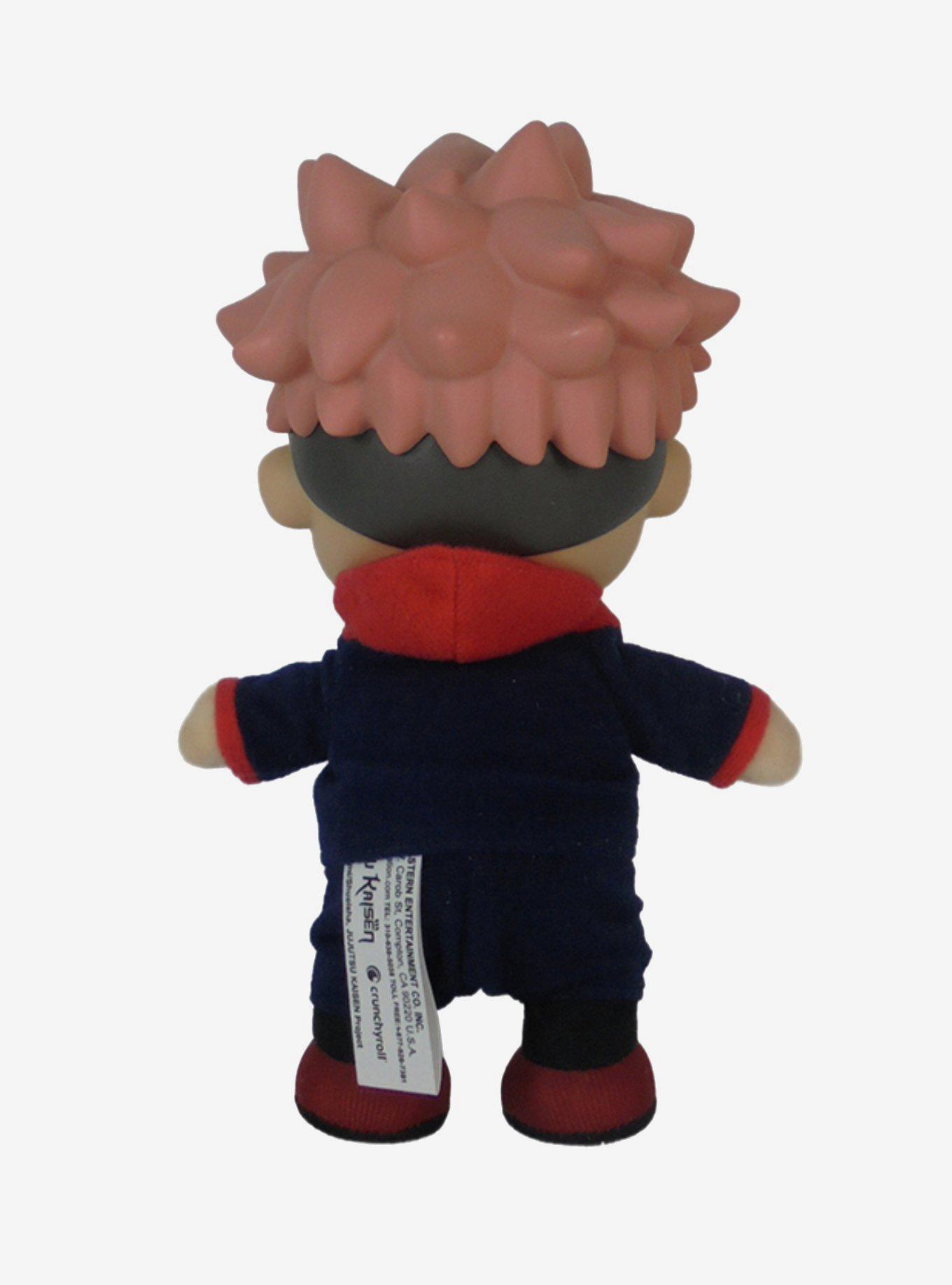 FigureKey Jujutsu Kaisen Yuji Itadori (Happy) Plush Figure 8" H, , hi-res