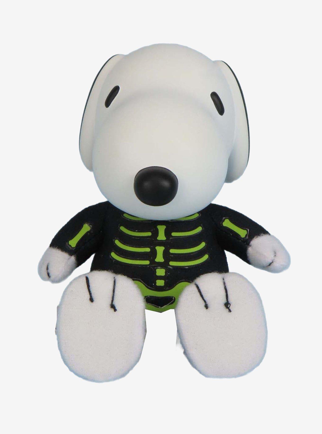 FigureKey Peanuts Snoopy (Skeleton Costume) Plush Figure 4.5" H, , alternate