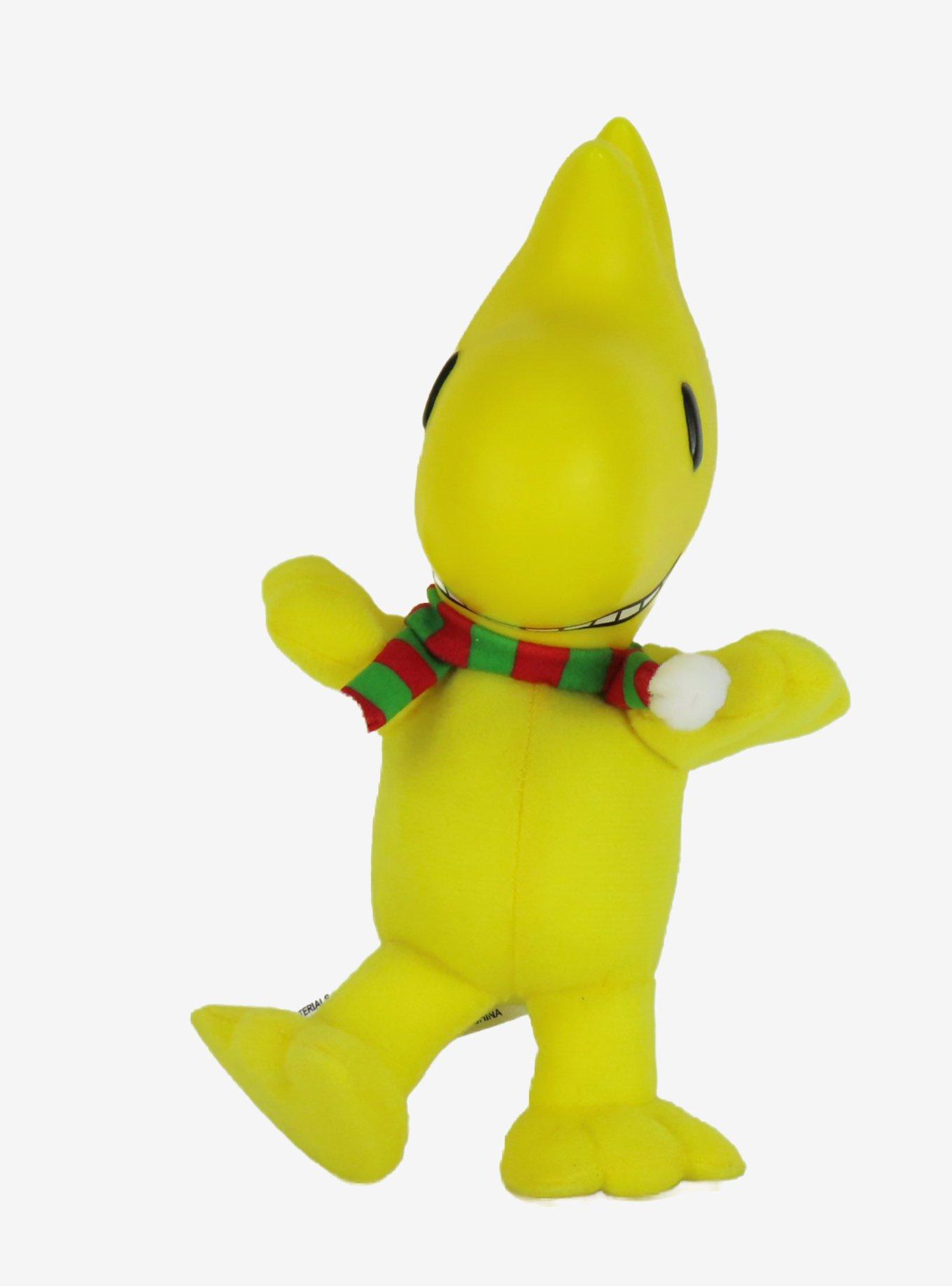 FigureKey Peanuts Woodstock (Winter Striped Scarf) Plush Figure 6" H, , alternate