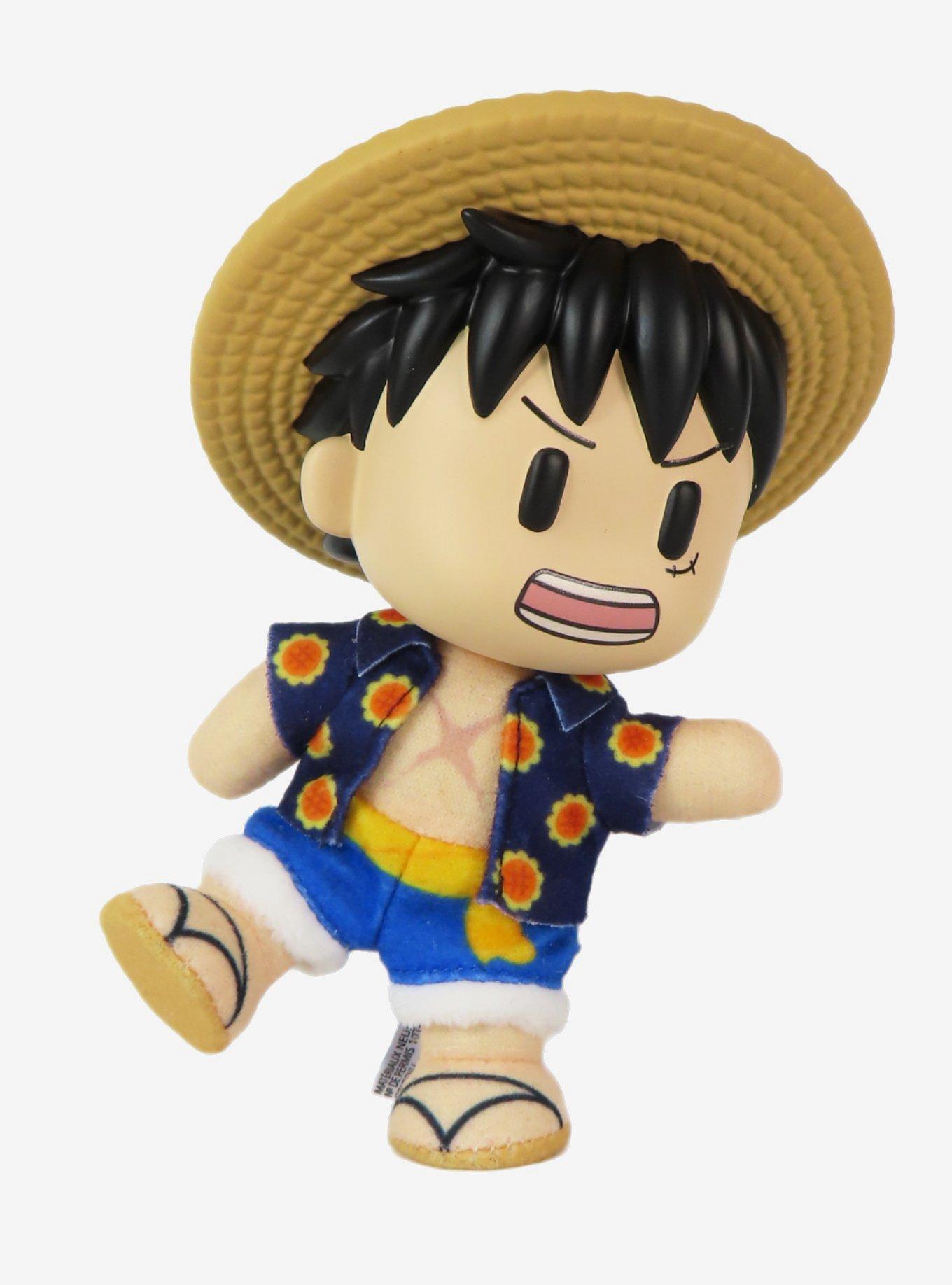 FigureKey One Piece Monkey D. Luffy (Dressrosa Arc) Plush Figure 4.5" H, , alternate