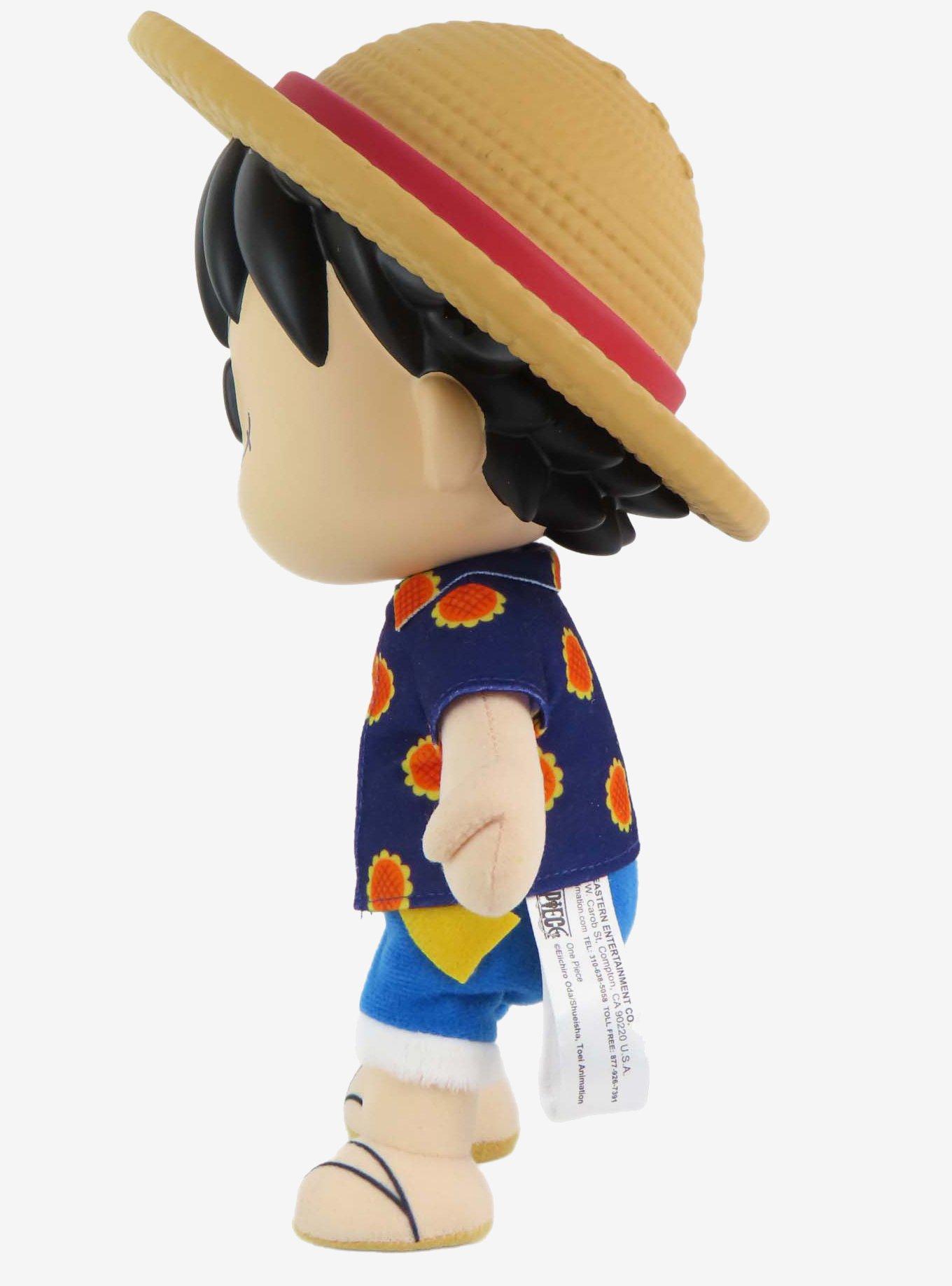FigureKey One Piece Monkey D. Luffy (Dressrosa Arc) Plush Figure 8" H, , alternate