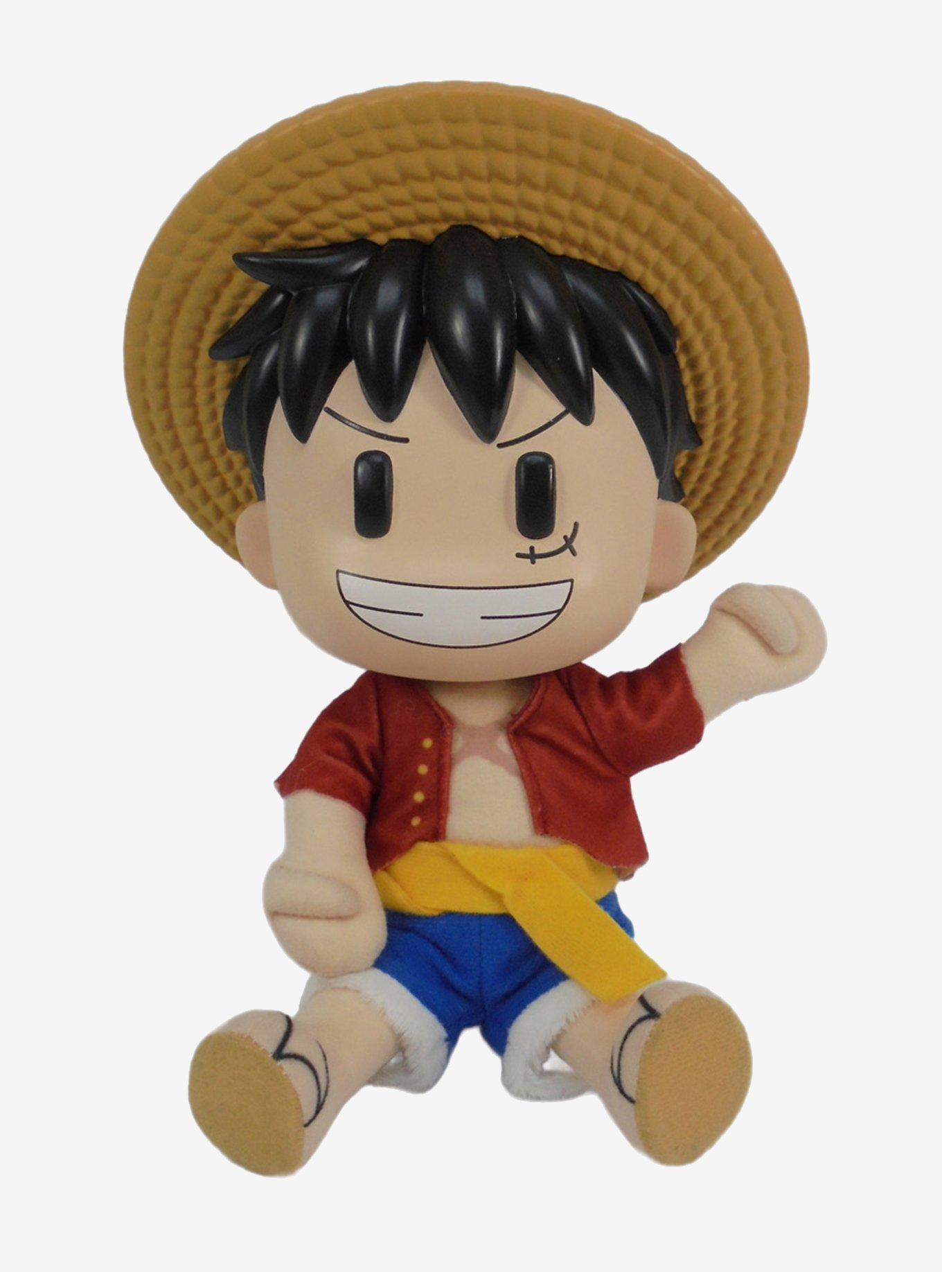 FigureKey One Piece Monkey D. Luffy (Return to Sabaody Arc) Plush Figure 8" H, , alternate