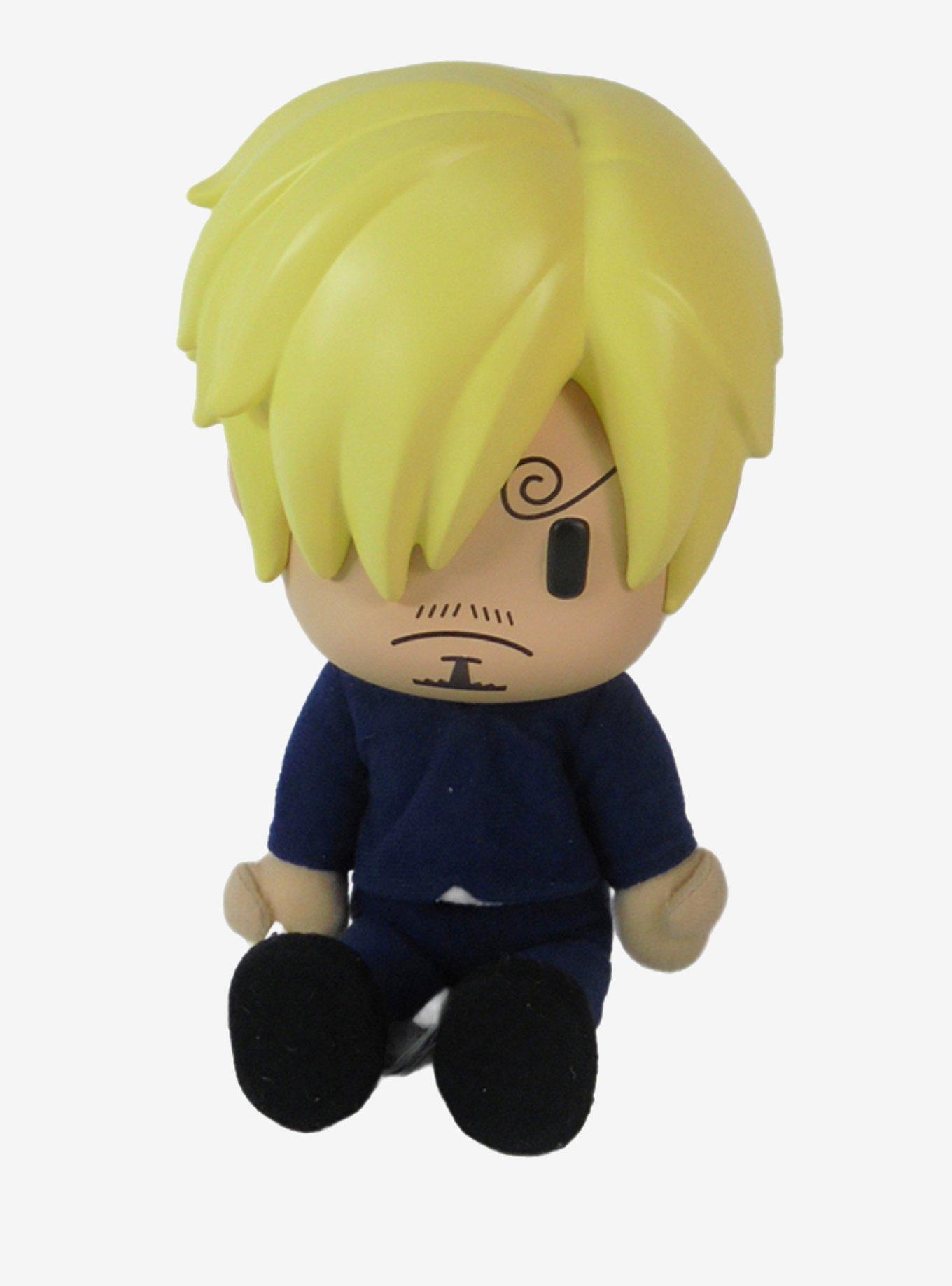 FigureKey One Piece Vinsmoke Sanji (Dressrosa Arc) Plush Figure 8" H, , alternate