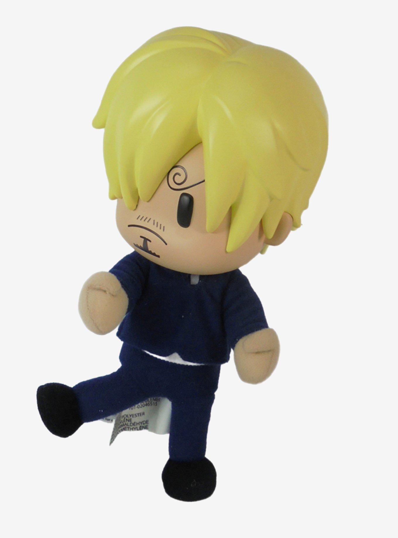 FigureKey One Piece Vinsmoke Sanji (Dressrosa Arc) Plush Figure 8" H, , alternate