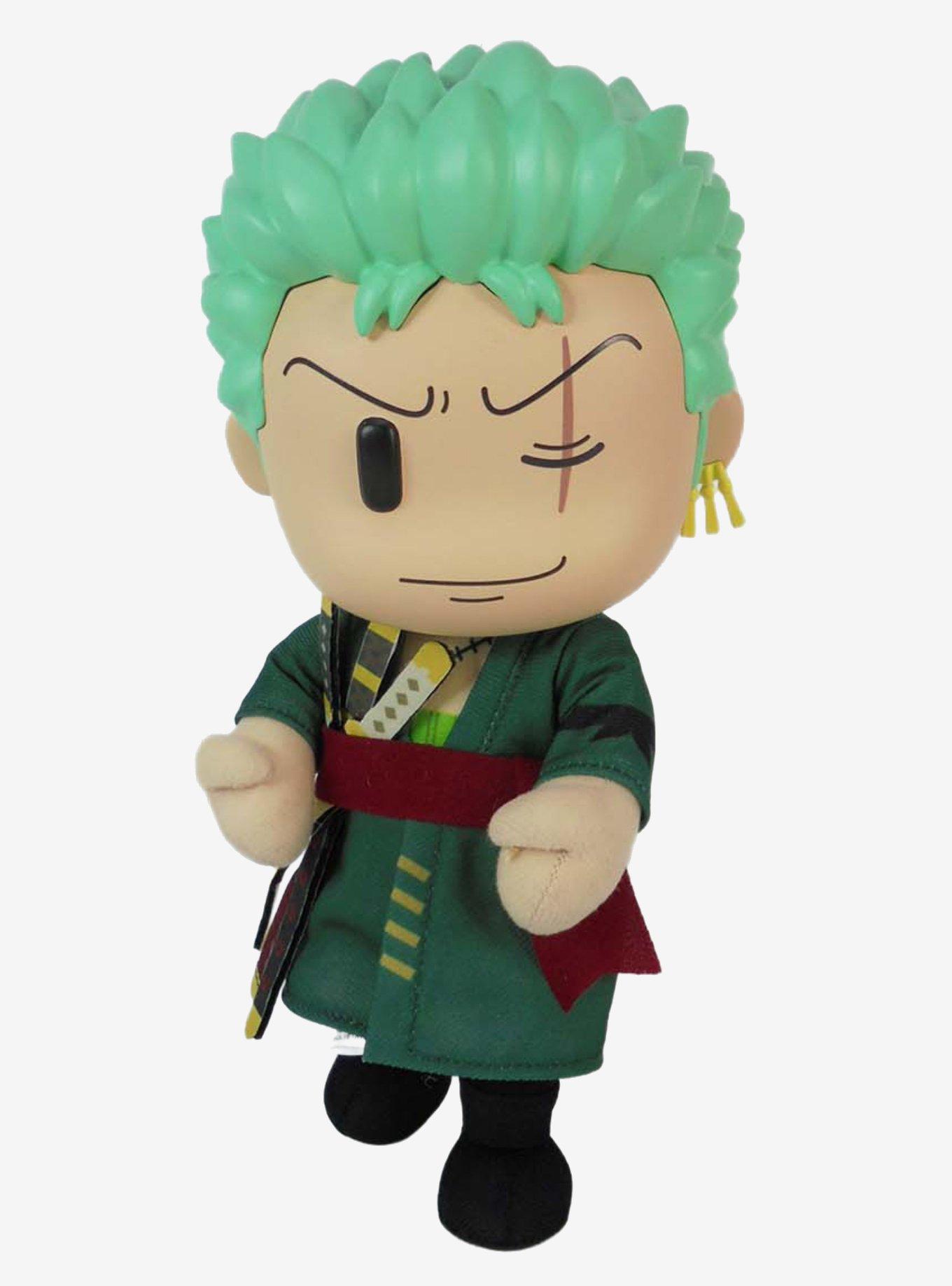 FigureKey One Piece Roronoa Zoro (Return to Sabaody Arc) Plush Figure 8" H, , alternate