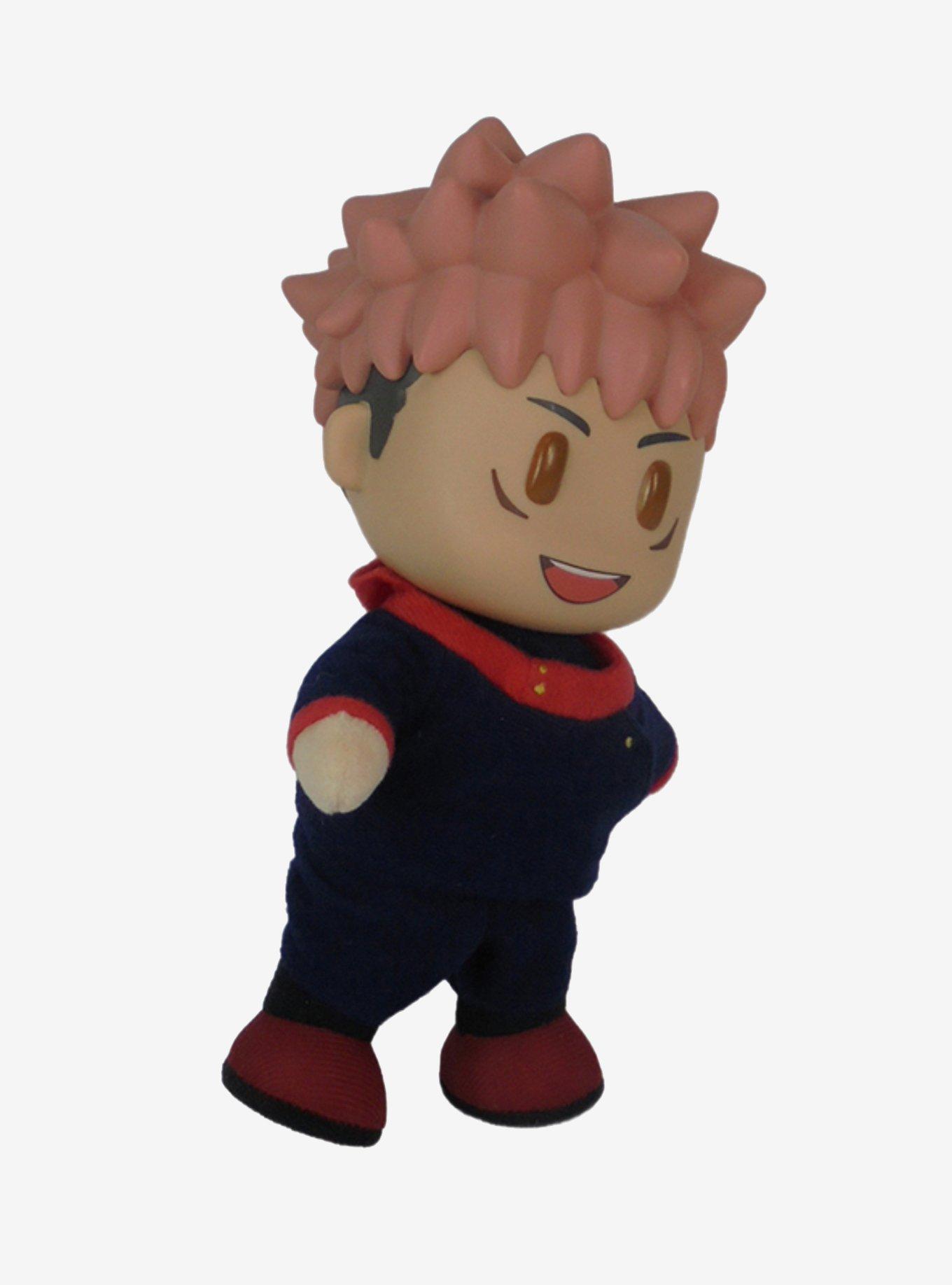 FigureKey Jujutsu Kaisen Yuji Itadori (Happy) Plush Figure 8" H, , alternate
