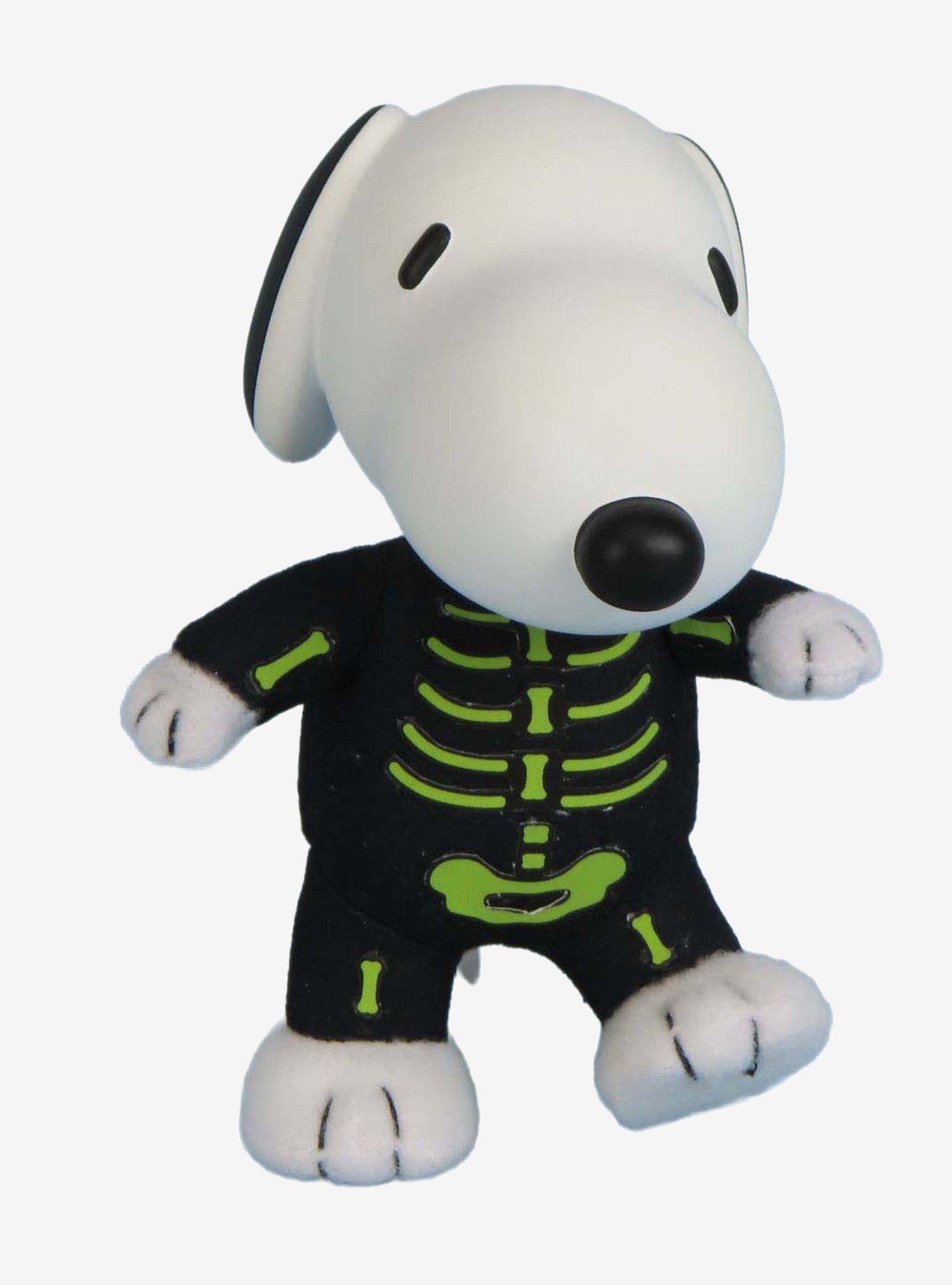 FigureKey Peanuts Snoopy (Skeleton Costume) Plush Figure 4.5" H, , alternate