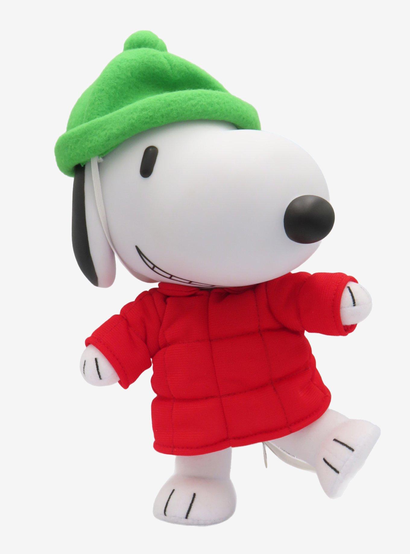 FigureKey Peanuts Snoopy (Puffy Jacket) Plush Figure 8" H, , alternate