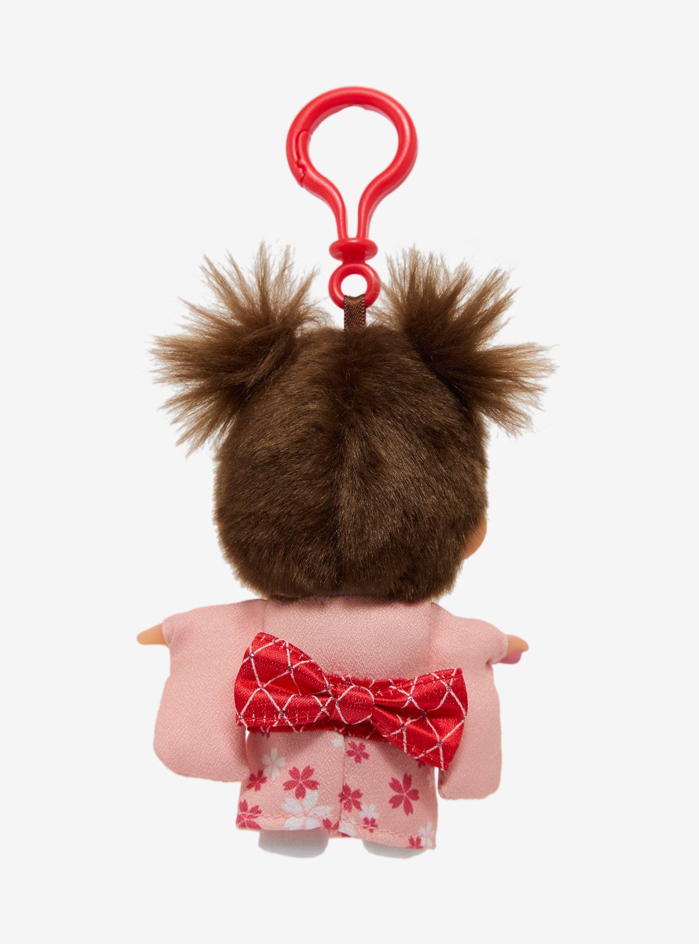 Monchhichi Kimono Girl Plush Bag Clip, , alternate - view 3