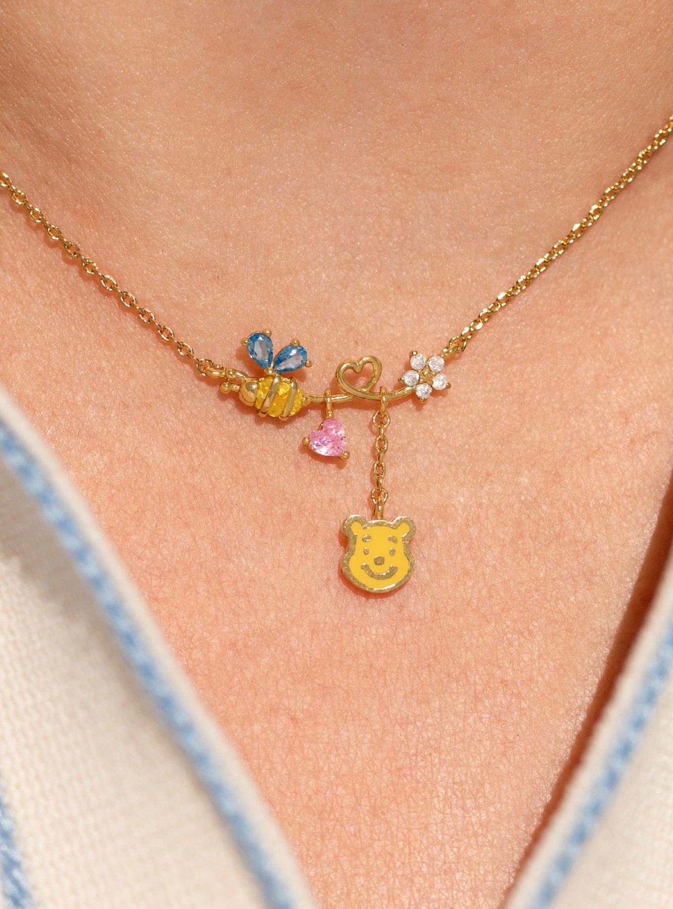 Disney X Girls Crew Winnie The Pooh Spring Necklace, , hi-res