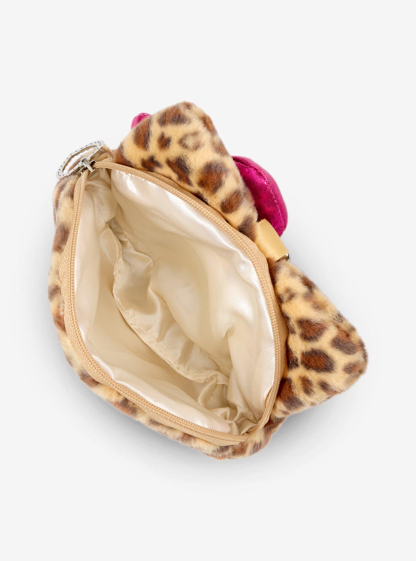 Sanrio Japan Originals Hello Kitty Leopard Plush Coin Purse, , alternate