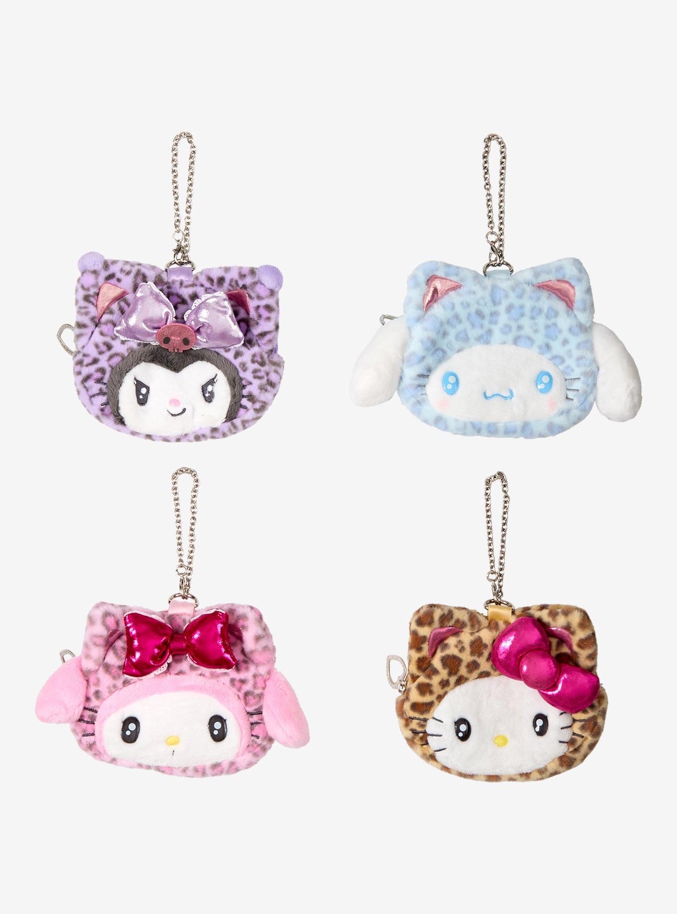 Sanrio Japan Originals Hello Kitty Leopard Plush Coin Purse, , alternate