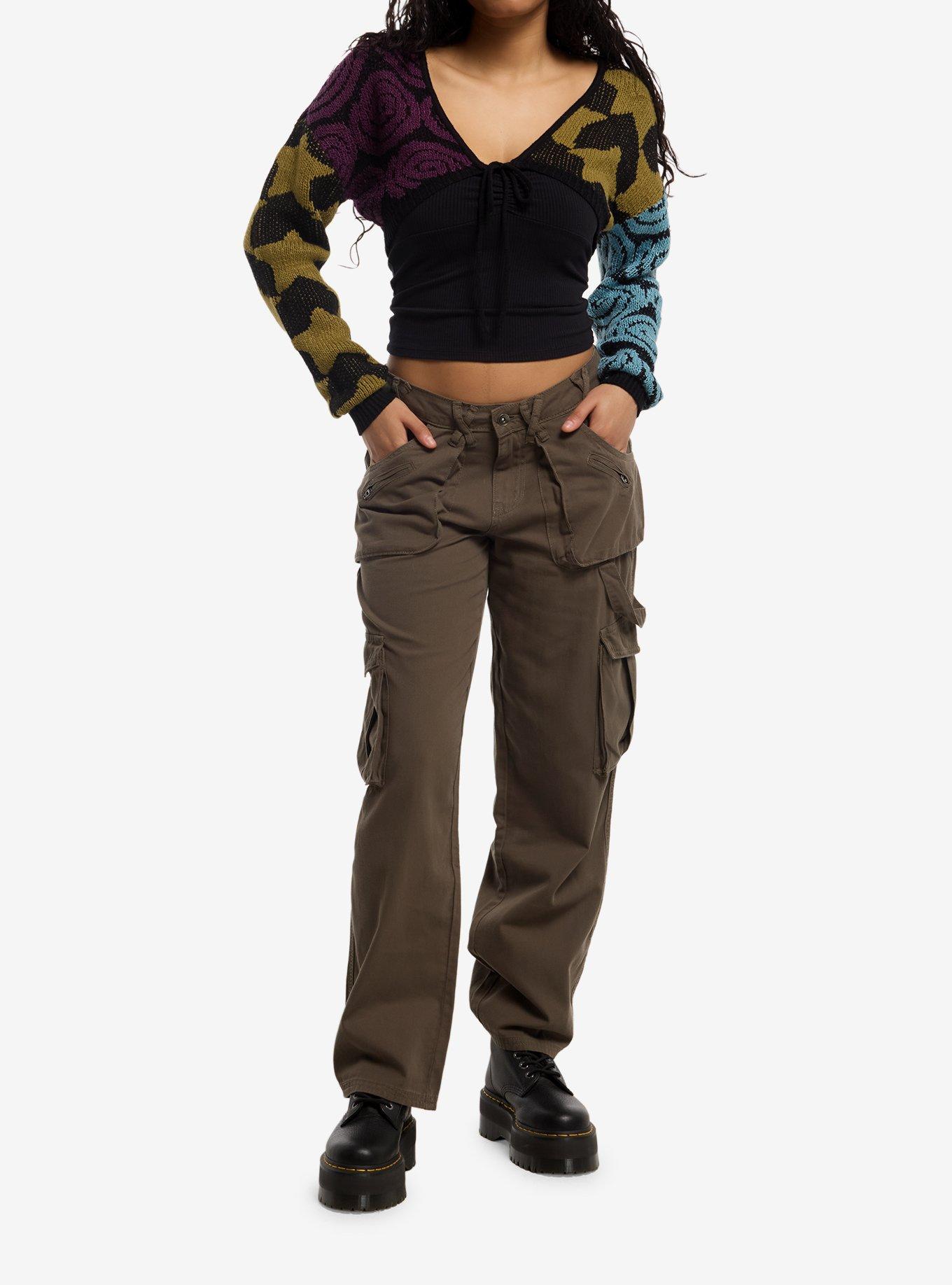 Thorn & Fable Stars & Swirls Girls Knit Shrug, , hi-res