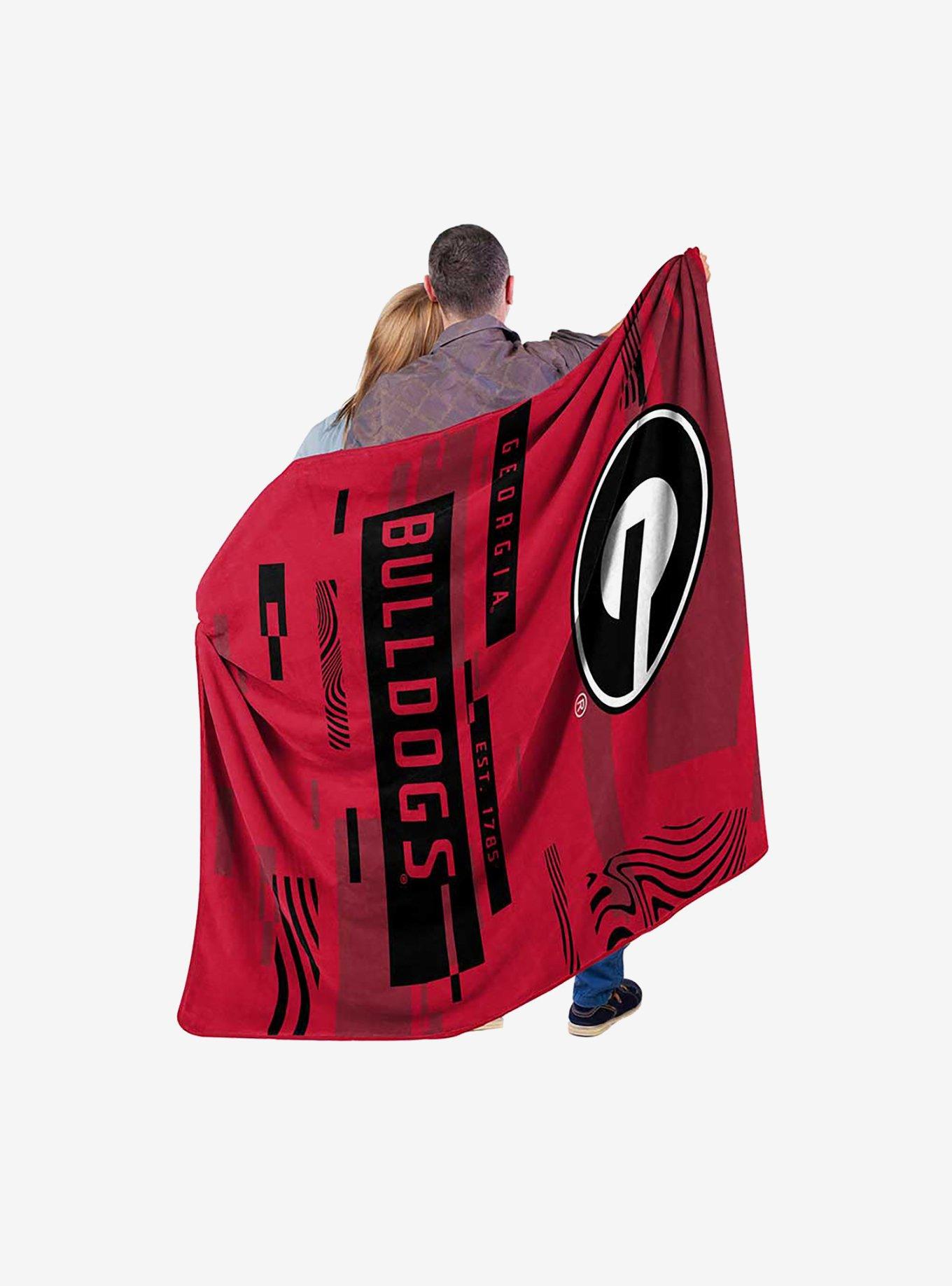 NCAA Digitize Georgia Raschel Throw Blanket, , hi-res