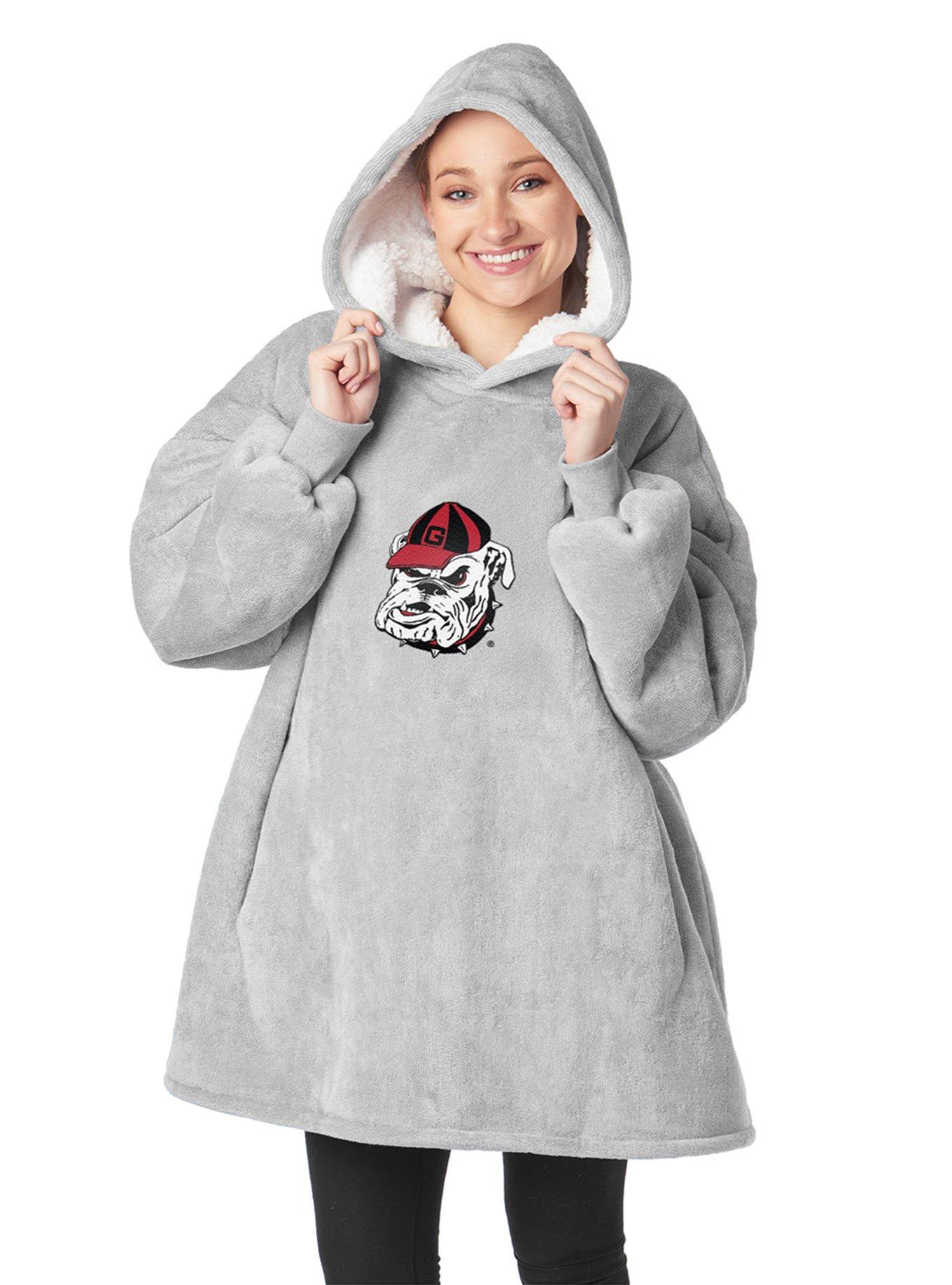 NCAA Georgia Bulldogs Heather Grey Hoodler Pullover Hoodie, , alternate