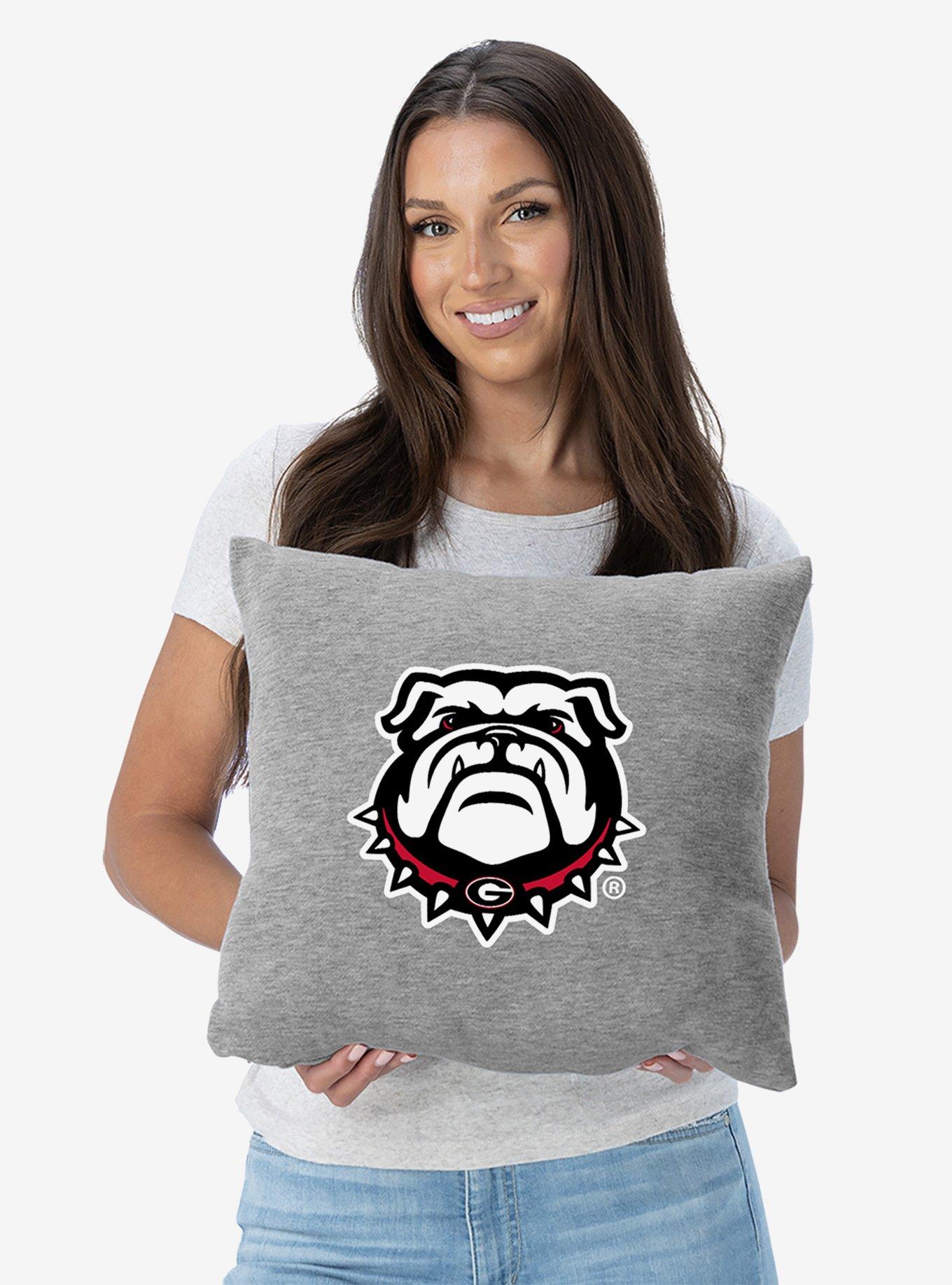 NCAA Georgia Bulldogs Logo Sweatshirt Pillow, , hi-res