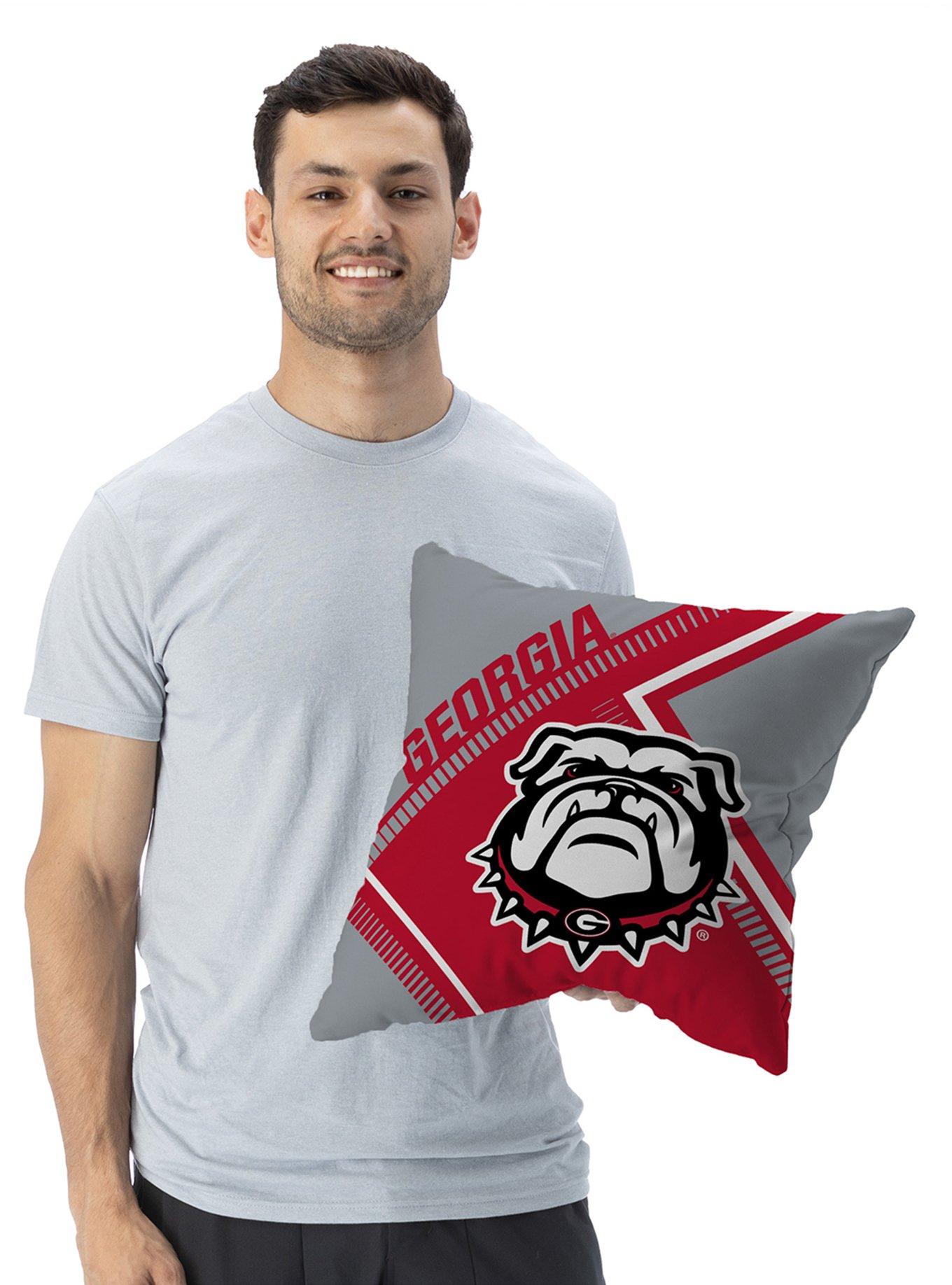 NCAA Georgia Bulldogs Pulsewave Throw Pillow