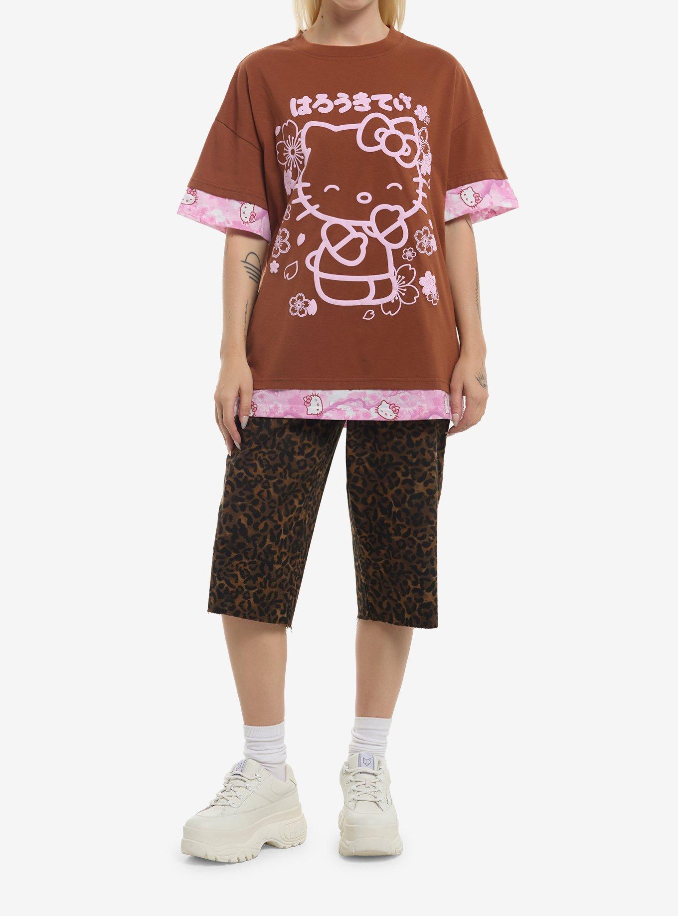 Hello Kitty Sakura Layered T-Shirt, , hi-res