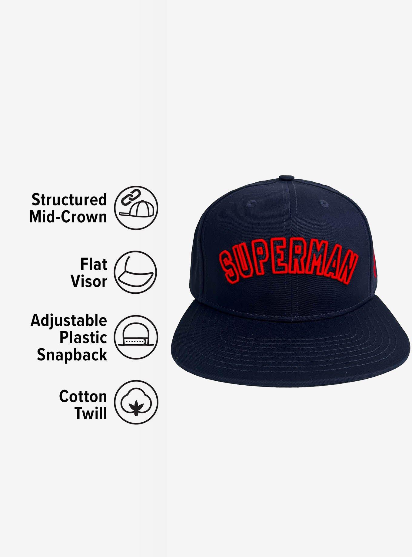 DC Comics Superman Arc Flat Brim Dad Cap, , alternate