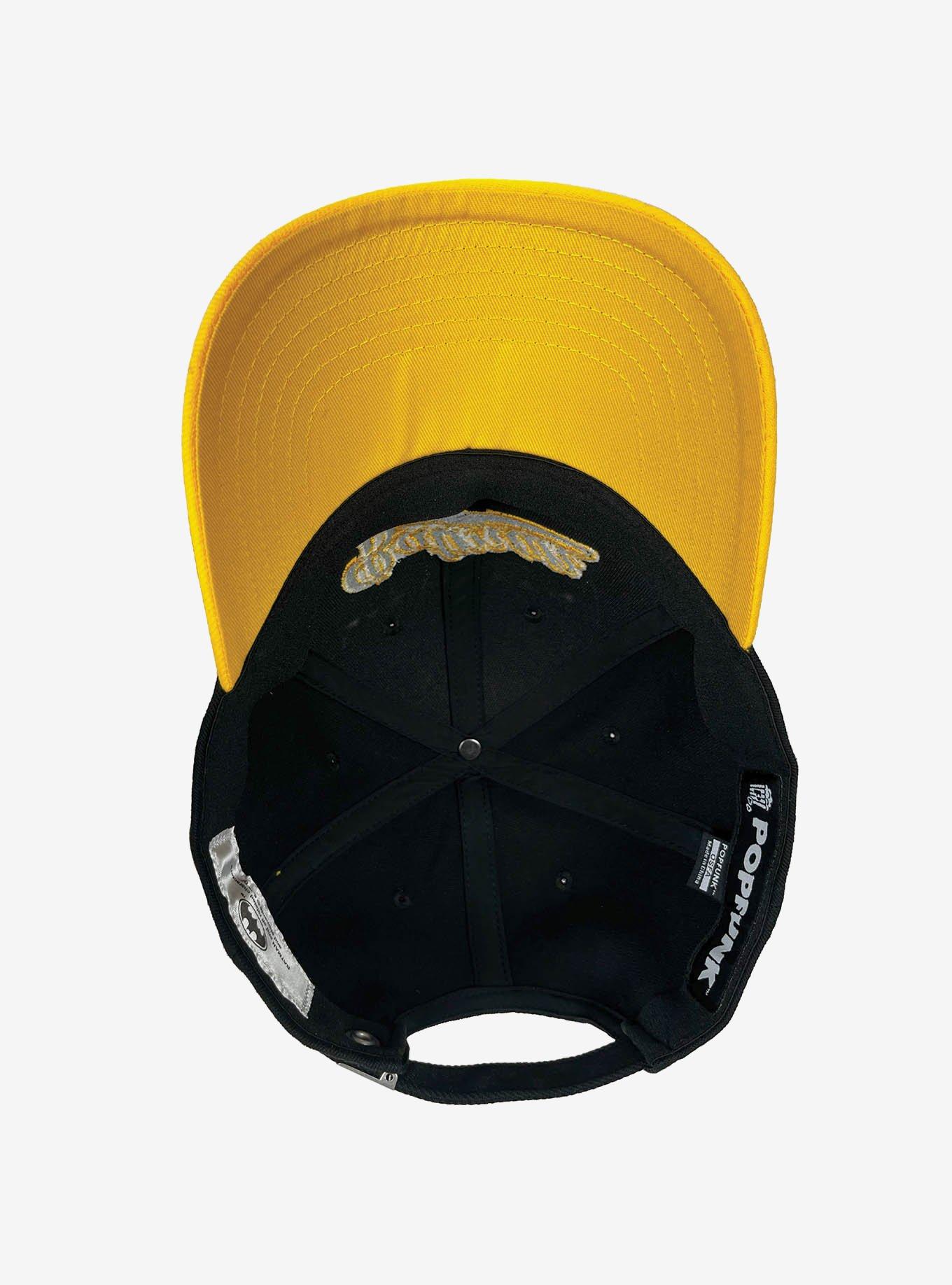 DC Comics Batman Tail 6 Panel Structured Strech Fit Dad Cap, , alternate