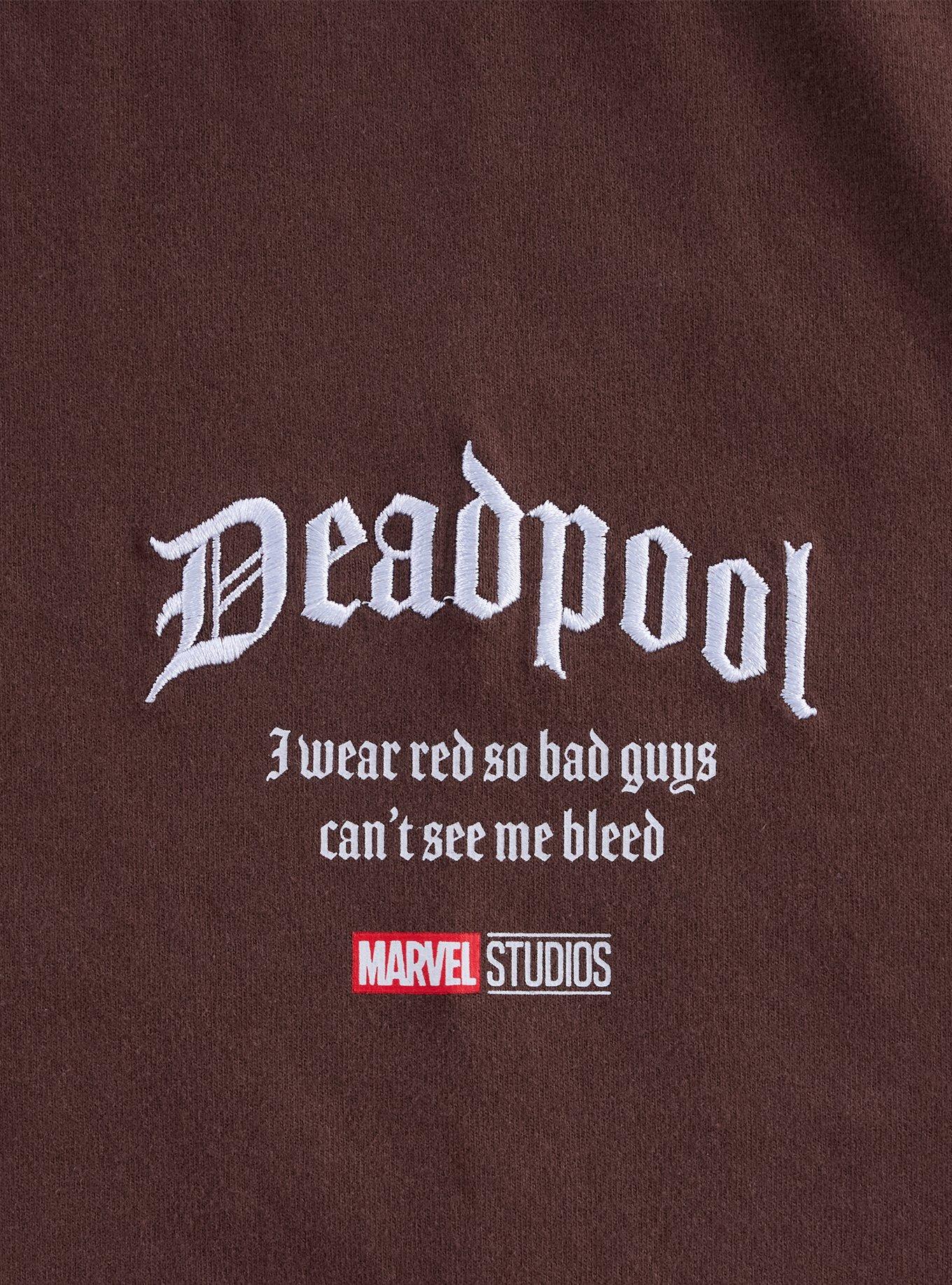 Marvel Deadpool & Wolverine Deadpool Flames T-Shirt, BLACK, alternate