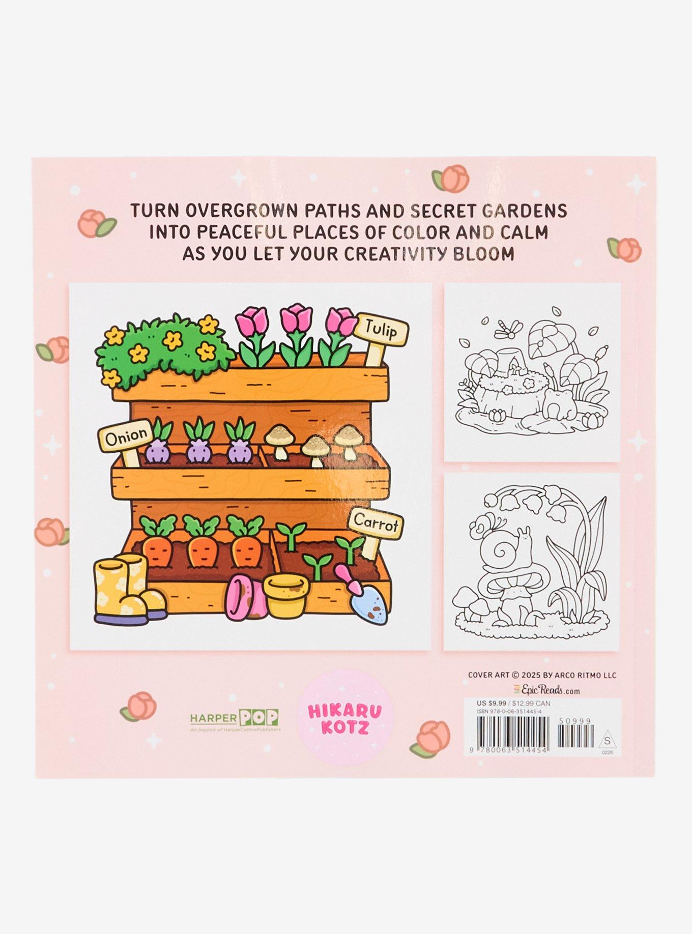 Garden Corners Bold And Easy Coloring Book, , alternate