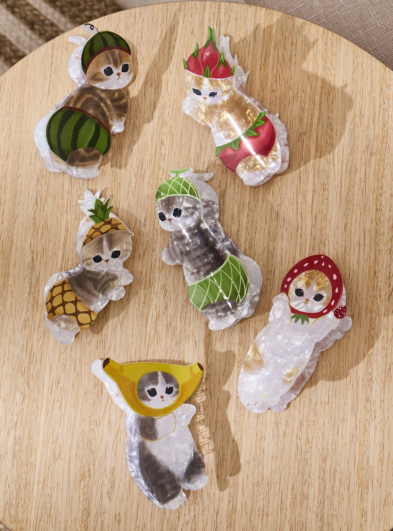 Mofusand Fruit Cats Blind Box Claw Clip - BoxLunch Exclusive, , hi-res